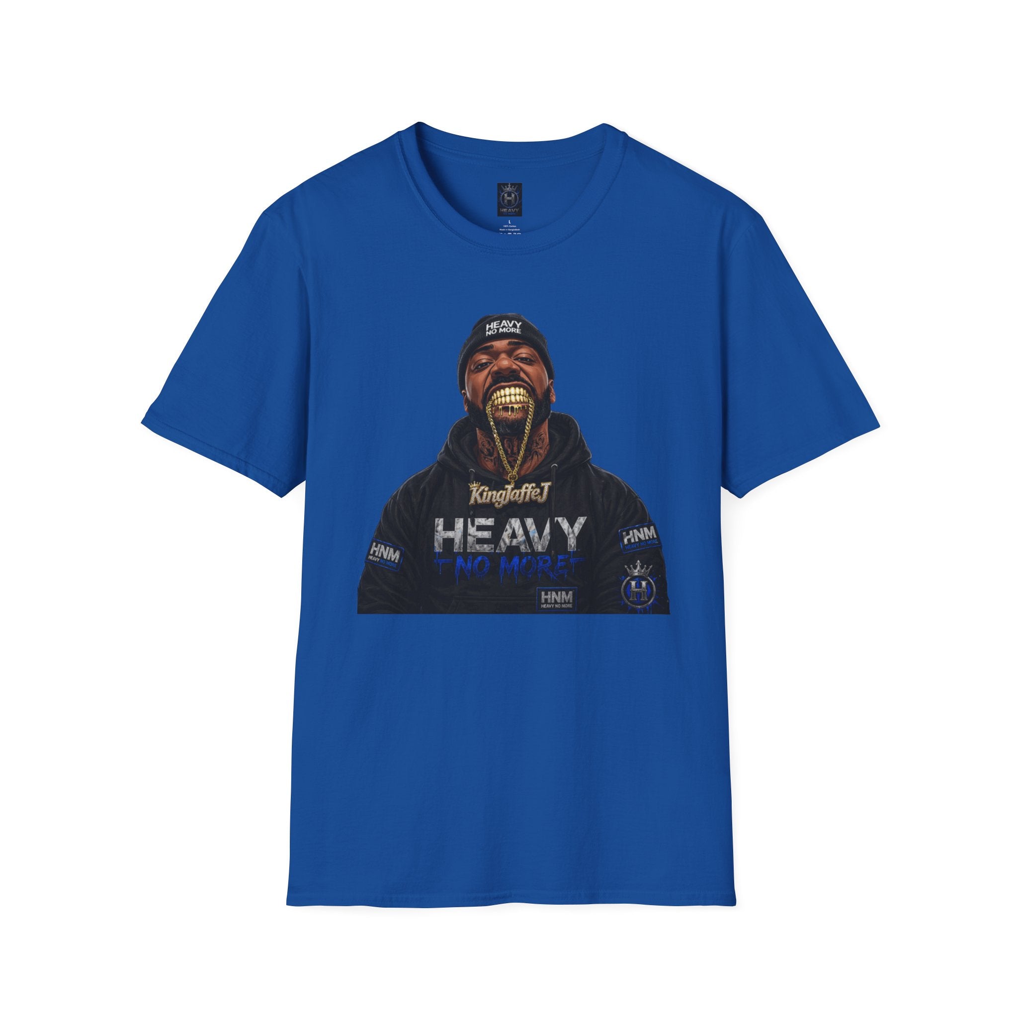 Heavy Kingman Graphic T-Shirt — 'HEAVY' Front Logo & King N Athletics Back Badge