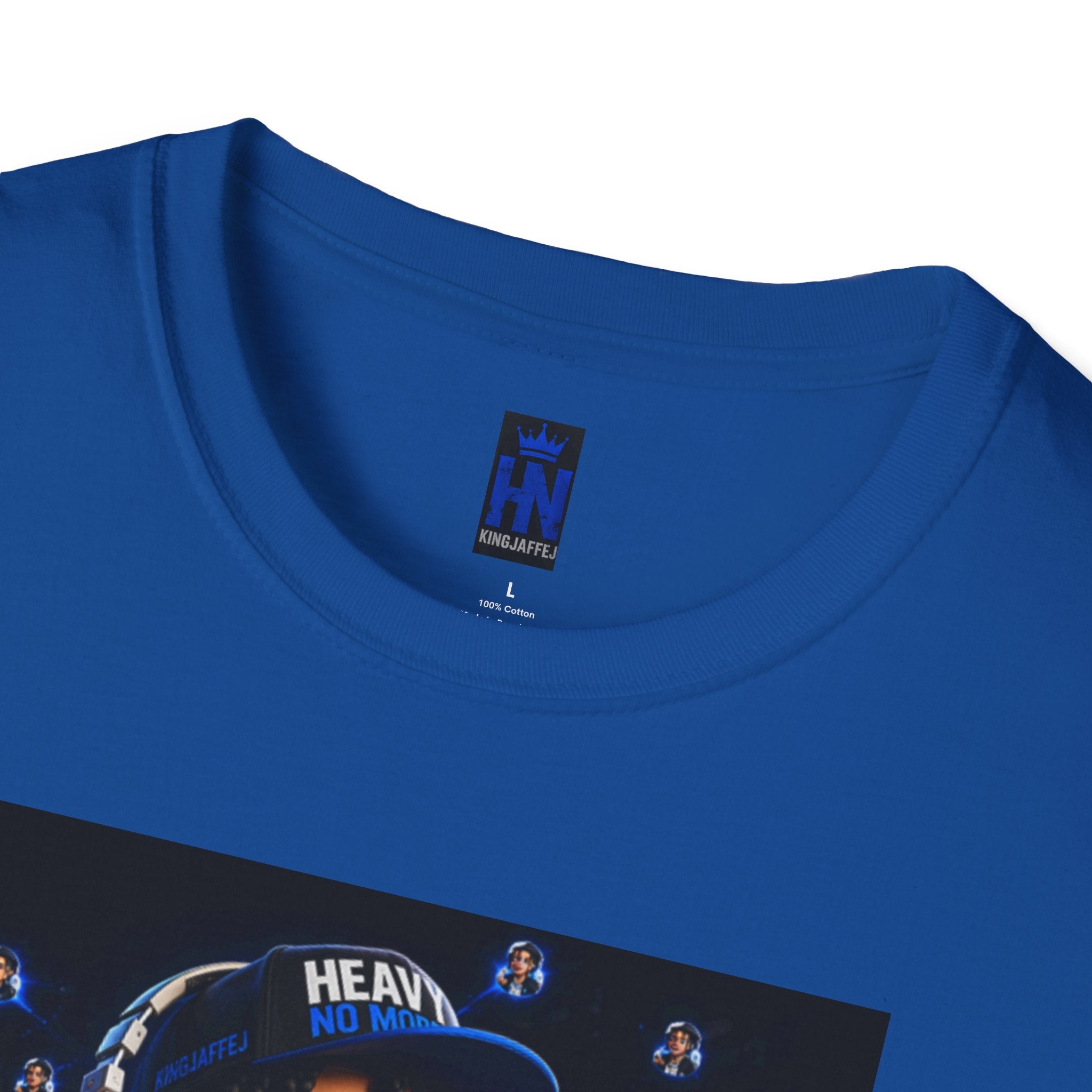 Heavy No More T-Shirt — KingJaffeJ Music Logo Tee
