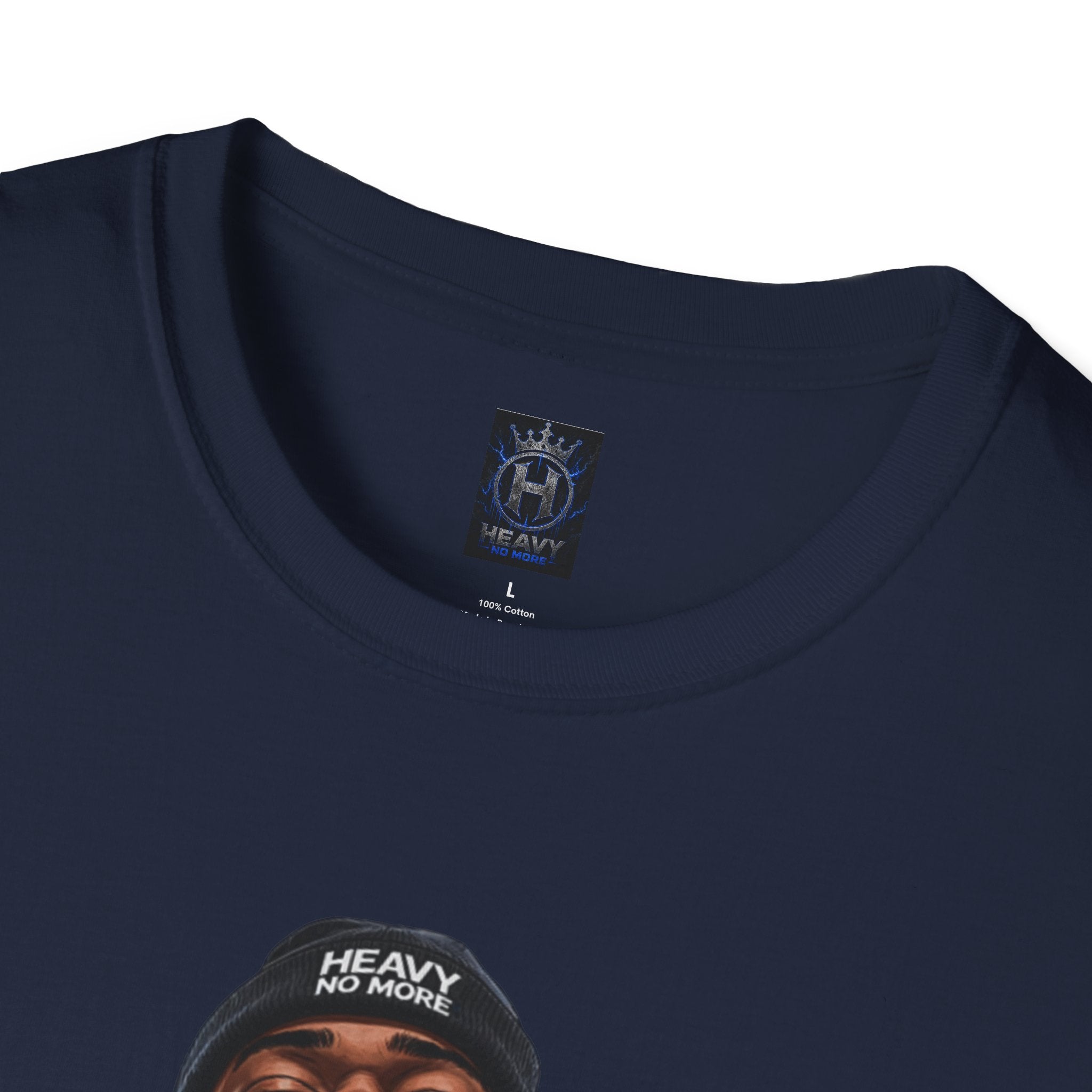 Heavy Kingman Graphic T-Shirt — 'HEAVY' Front Logo & King N Athletics Back Badge