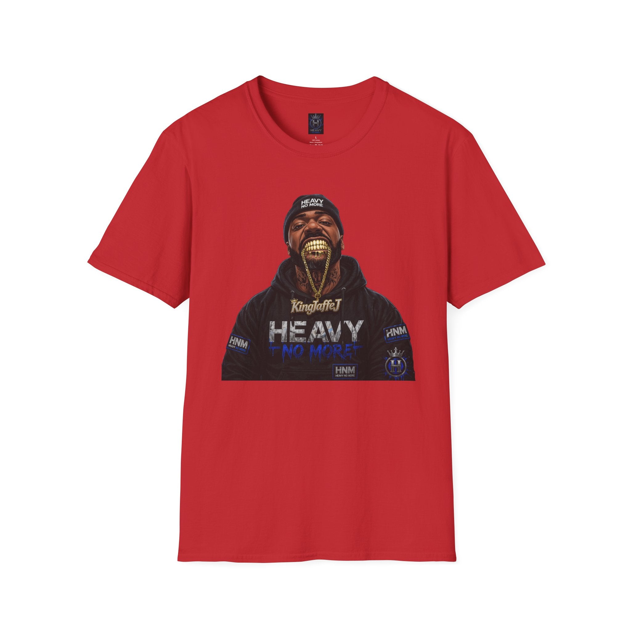 Heavy Kingman Graphic T-Shirt — 'HEAVY' Front Logo & King N Athletics Back Badge