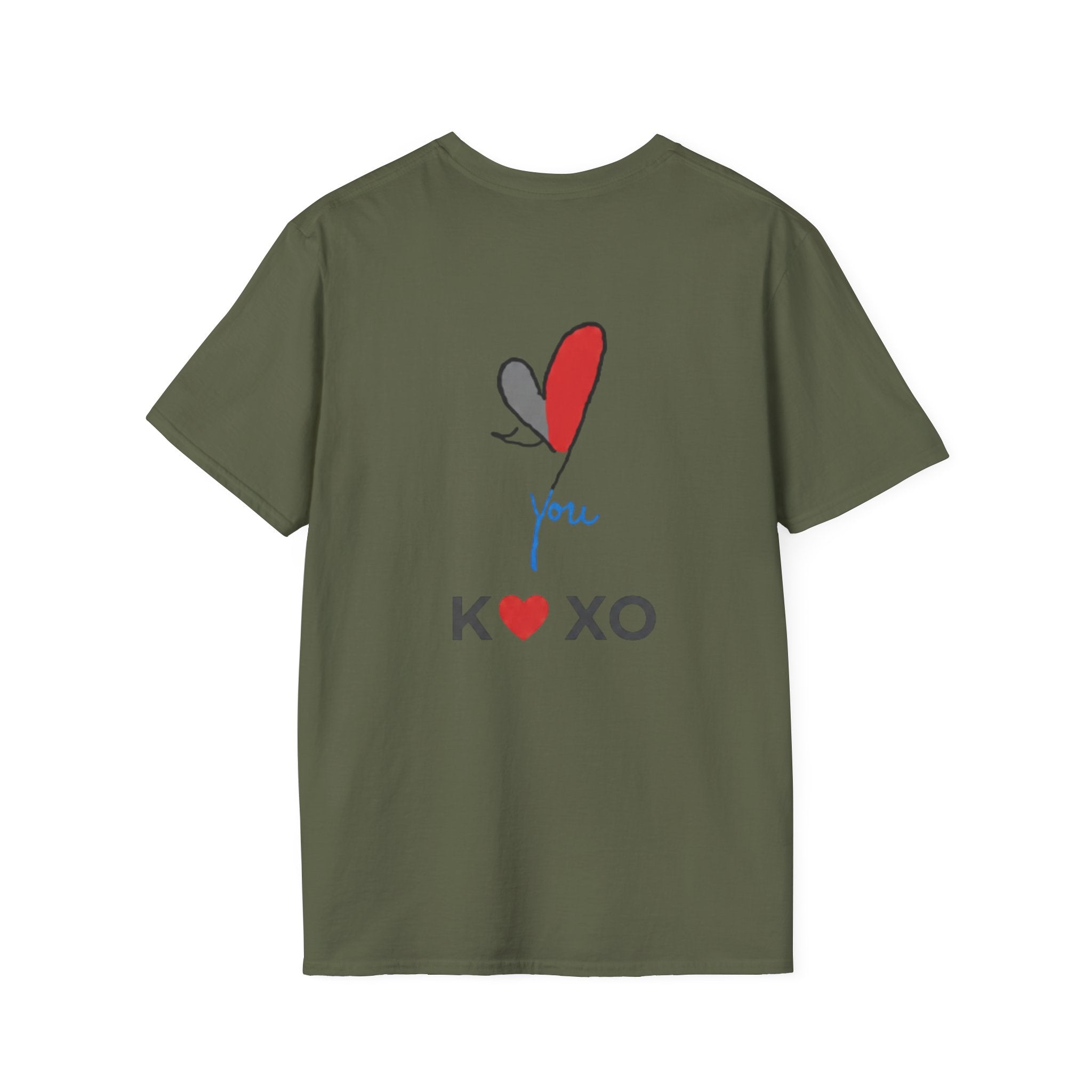 XOXO Heart T-Shirt — 'You' Graphic Valentine Tee