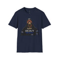 Heavy Kingman Graphic T-Shirt — 'HEAVY' Front Logo & King N Athletics Back Badge