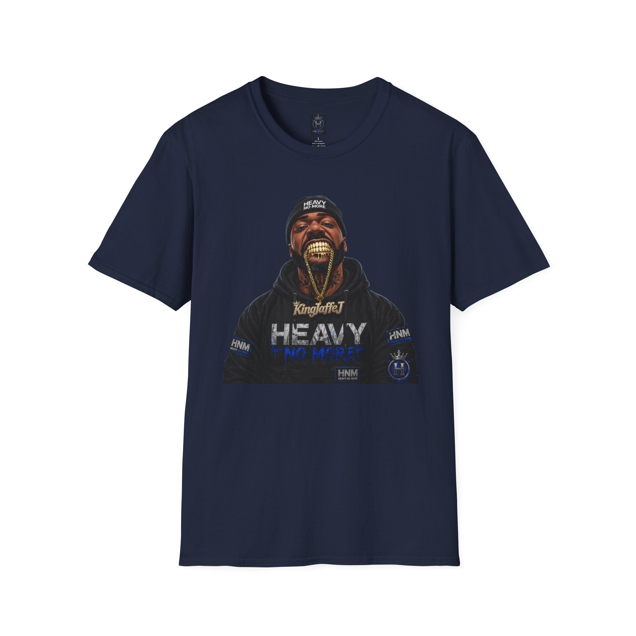 Heavy Kingman Graphic T-Shirt — 'HEAVY' Front Logo & King N Athletics Back Badge