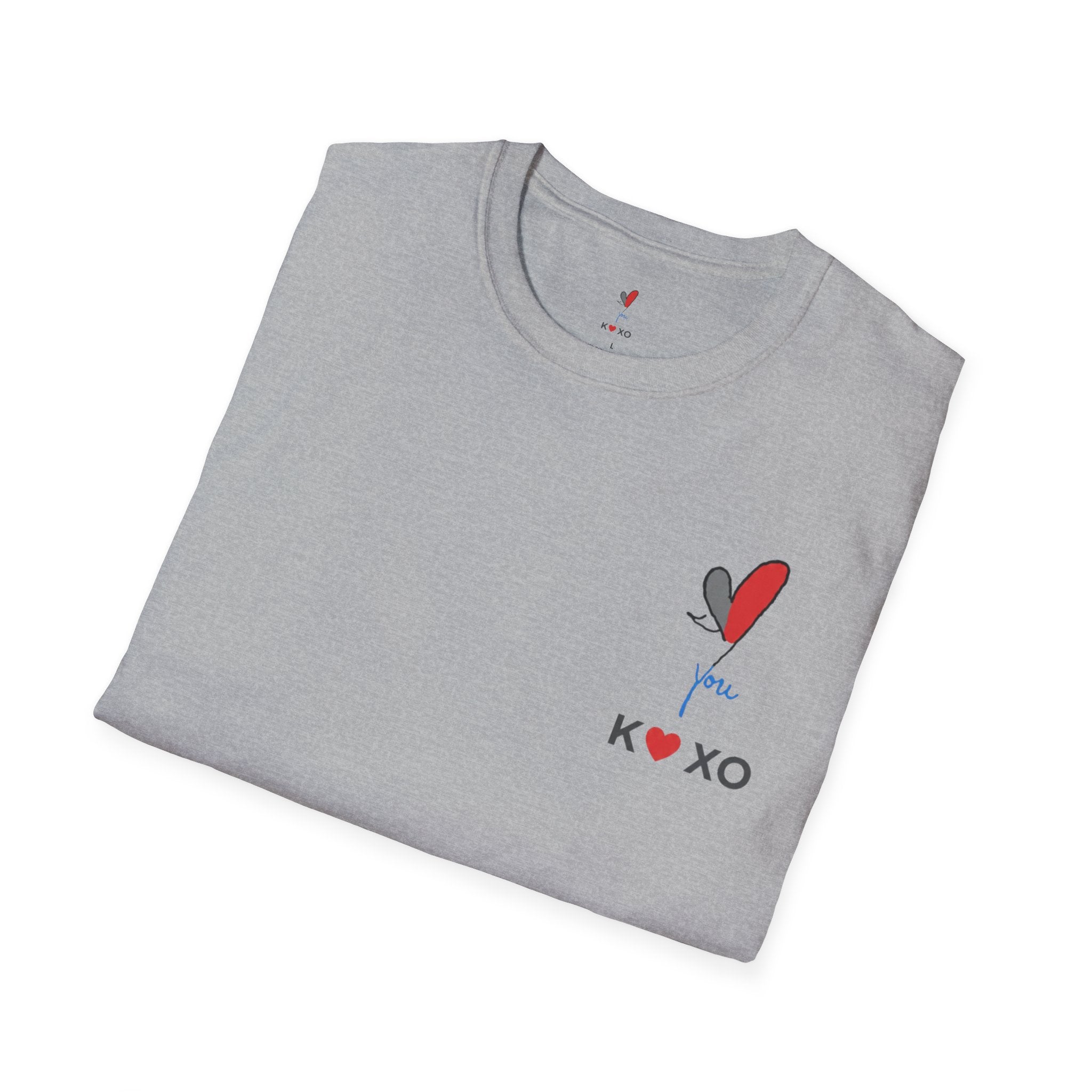 XOXO Heart T-Shirt — 'You' Graphic Valentine Tee