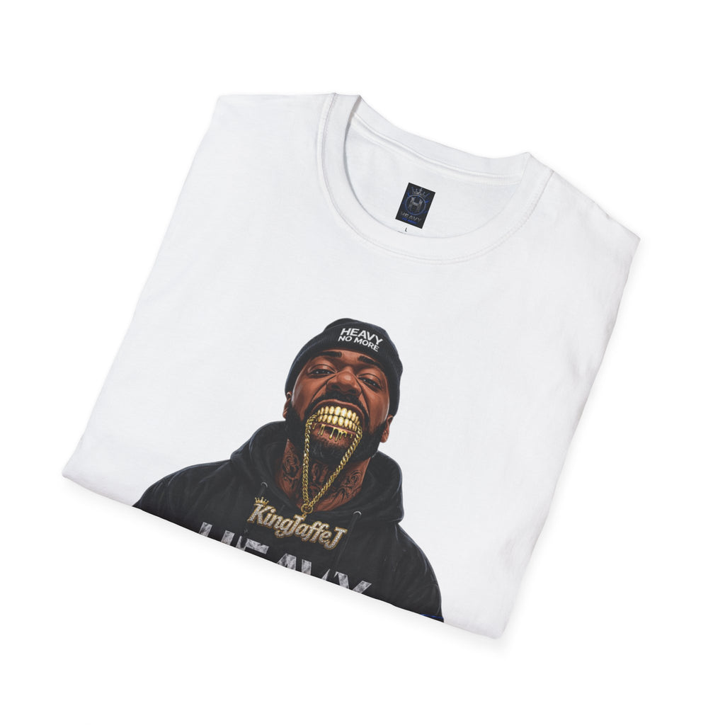 Heavy Kingman Graphic T-Shirt — 'HEAVY' Front Logo & King N Athletics Back Badge