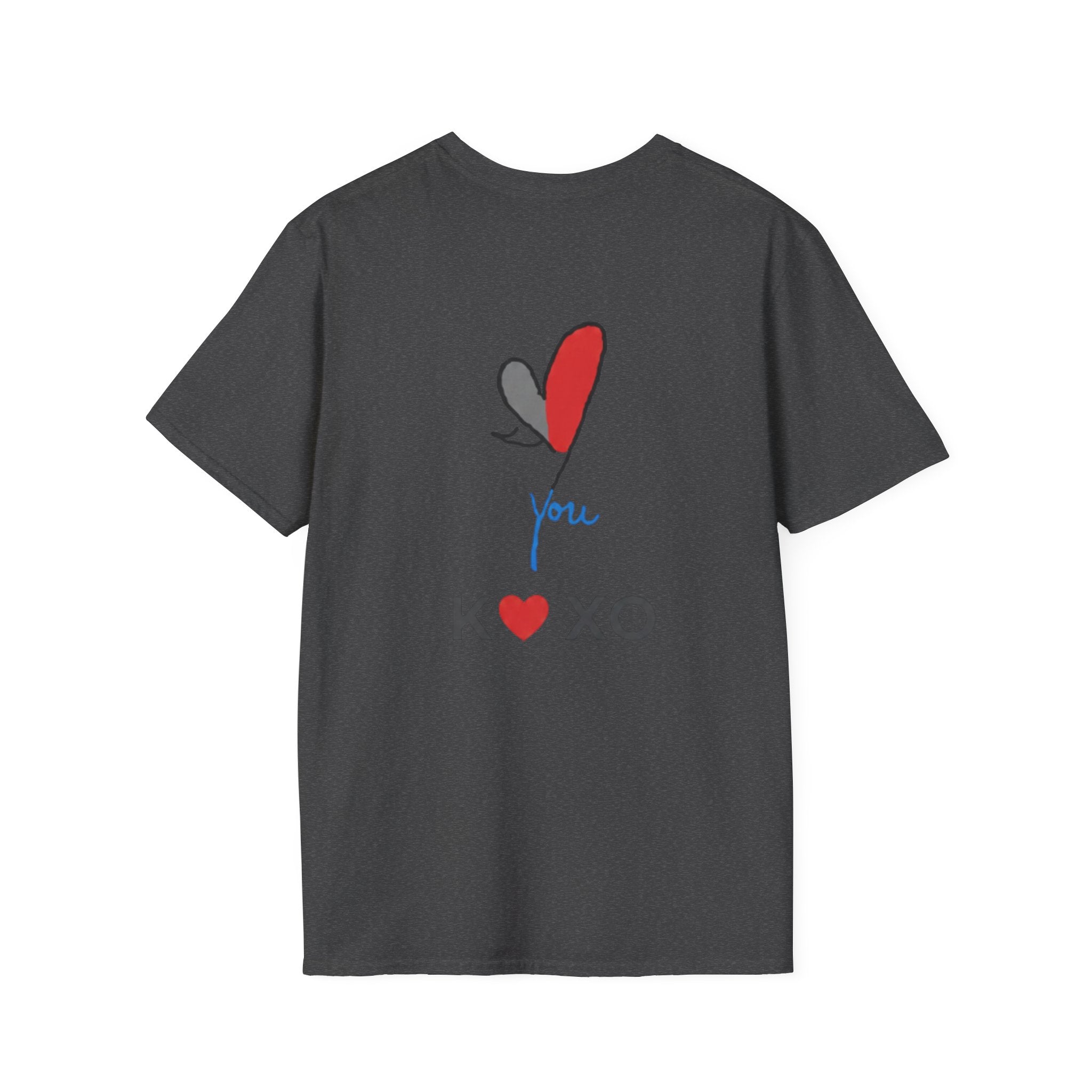 XOXO Heart T-Shirt — 'You' Graphic Valentine Tee