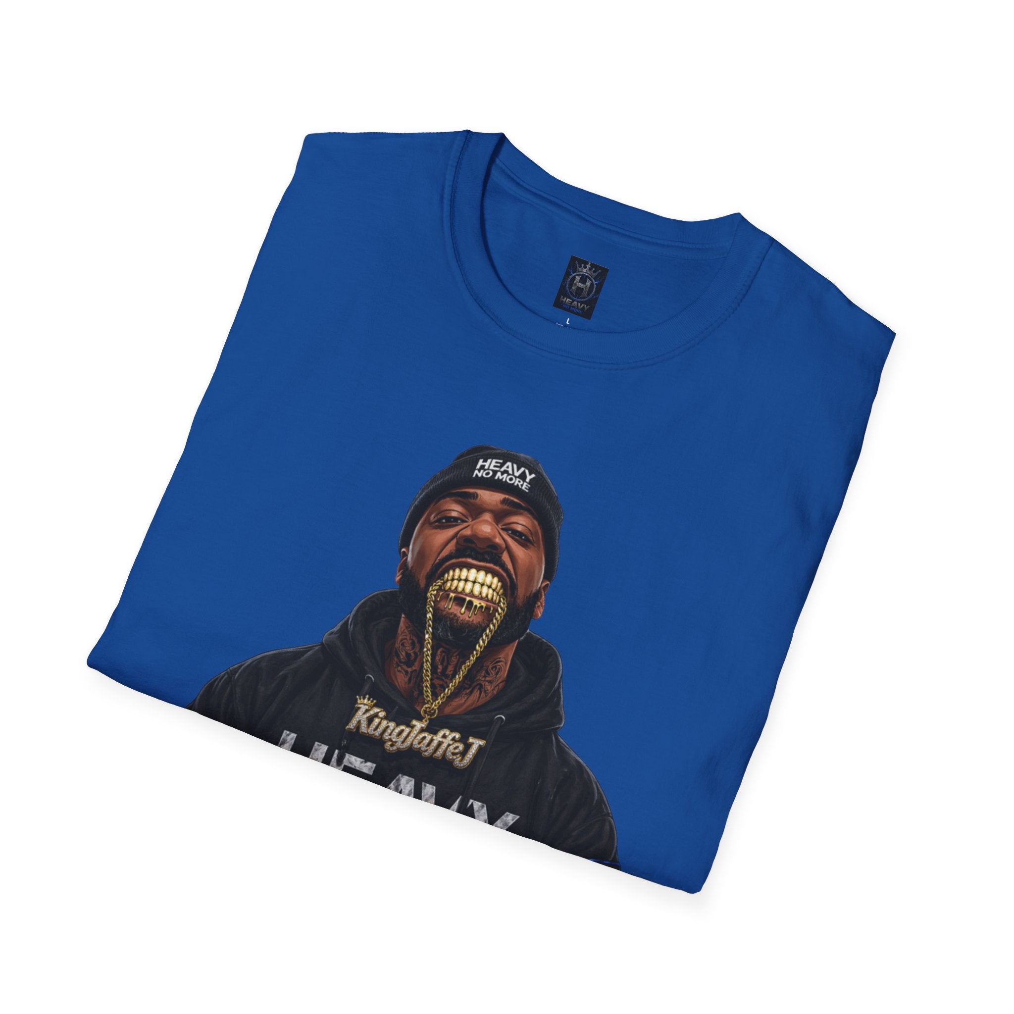 Heavy Kingman Graphic T-Shirt — 'HEAVY' Front Logo & King N Athletics Back Badge