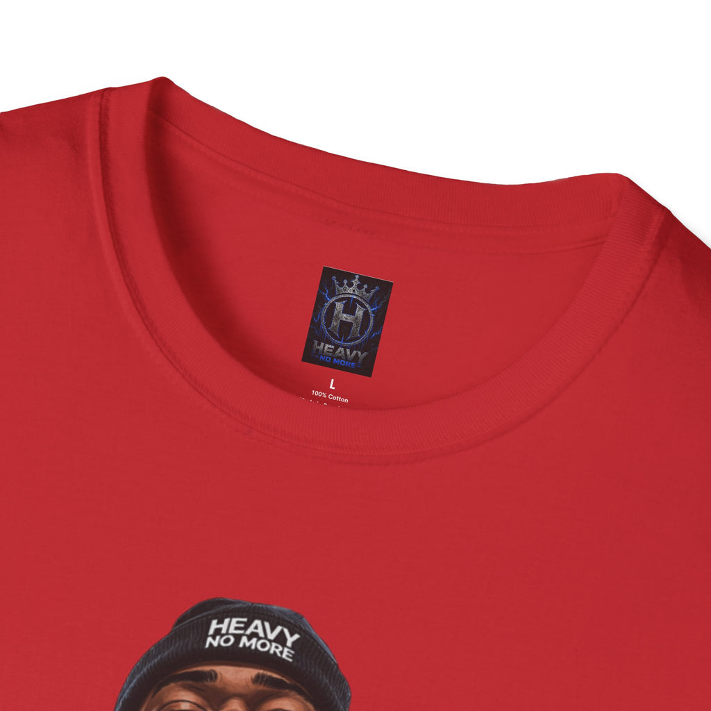 Heavy Kingman Graphic T-Shirt — 'HEAVY' Front Logo & King N Athletics Back Badge