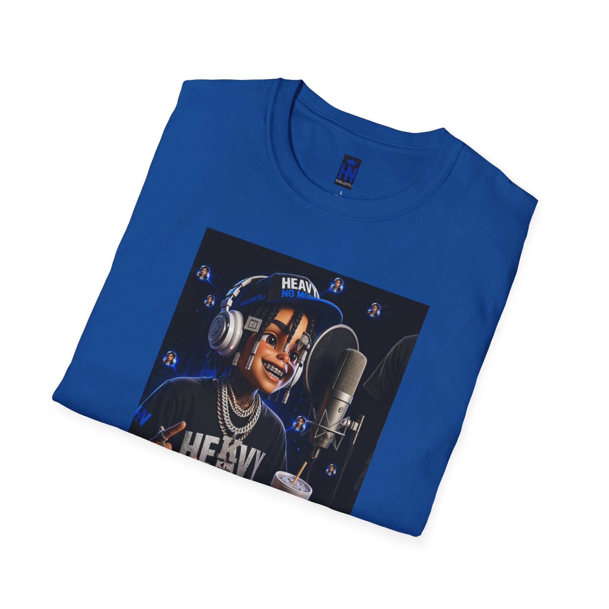 Heavy No More T-Shirt — KingJaffeJ Music Logo Tee