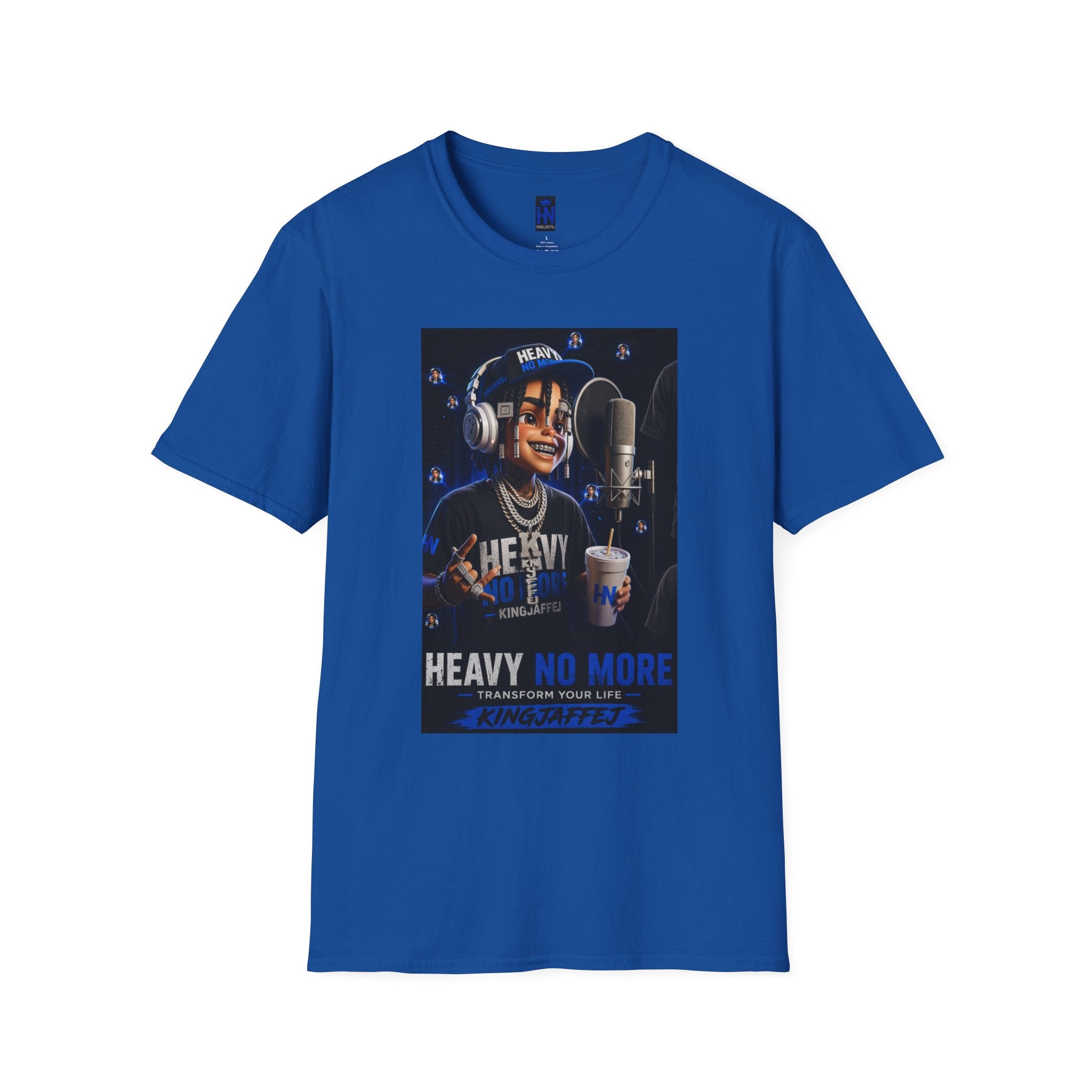 Heavy No More T-Shirt — KingJaffeJ Music Logo Tee