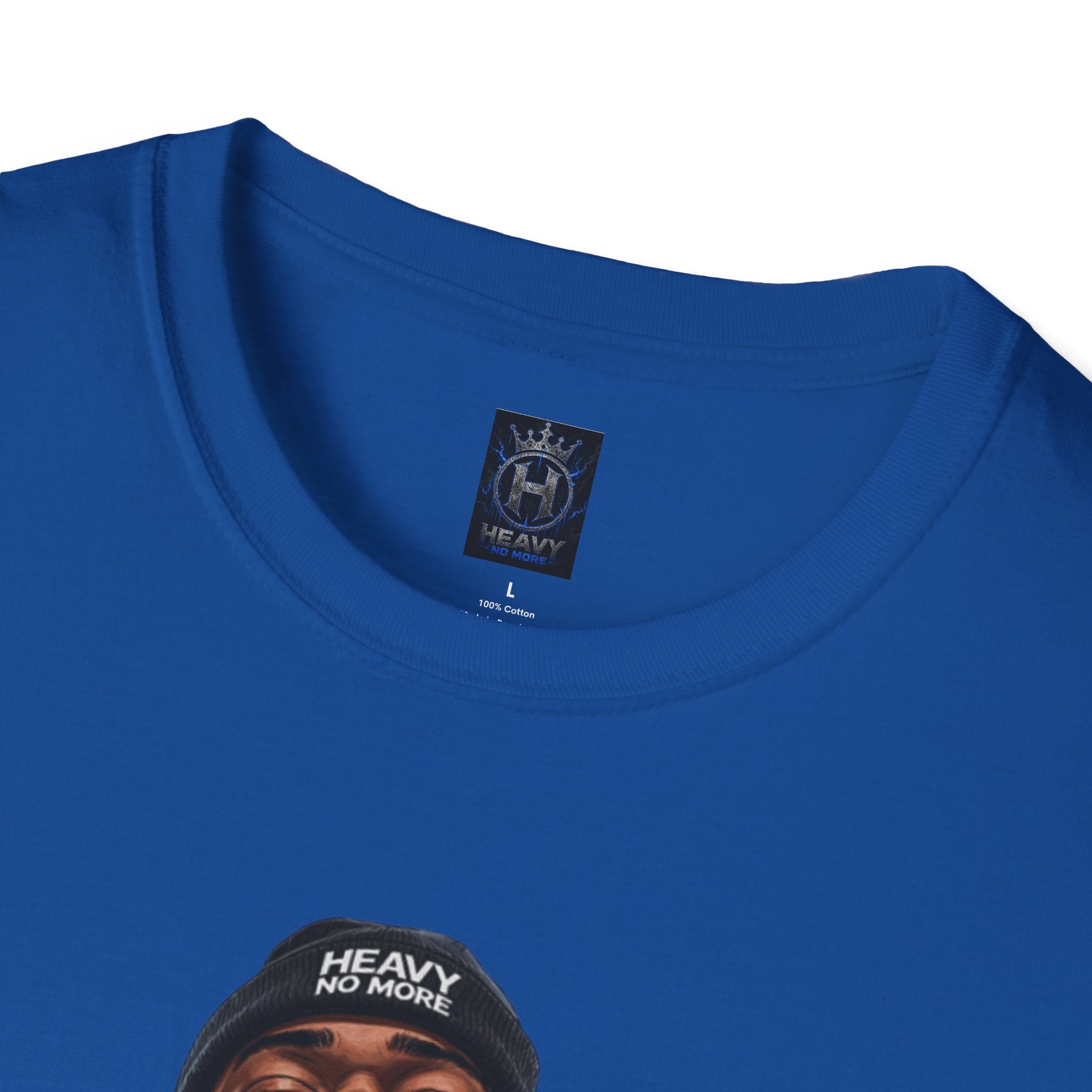 Heavy Kingman Graphic T-Shirt — 'HEAVY' Front Logo & King N Athletics Back Badge