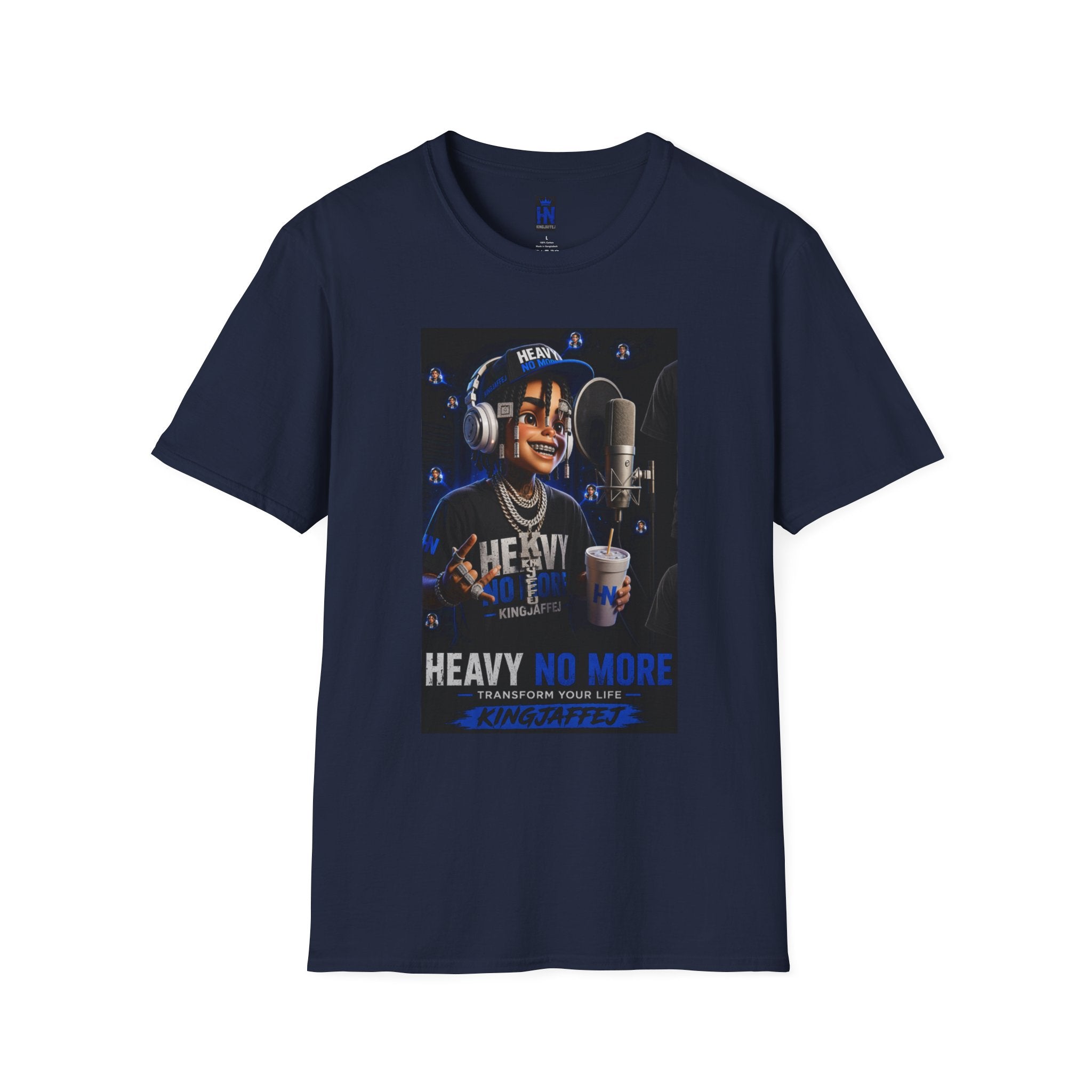 Heavy No More T-Shirt — KingJaffeJ Music Logo Tee