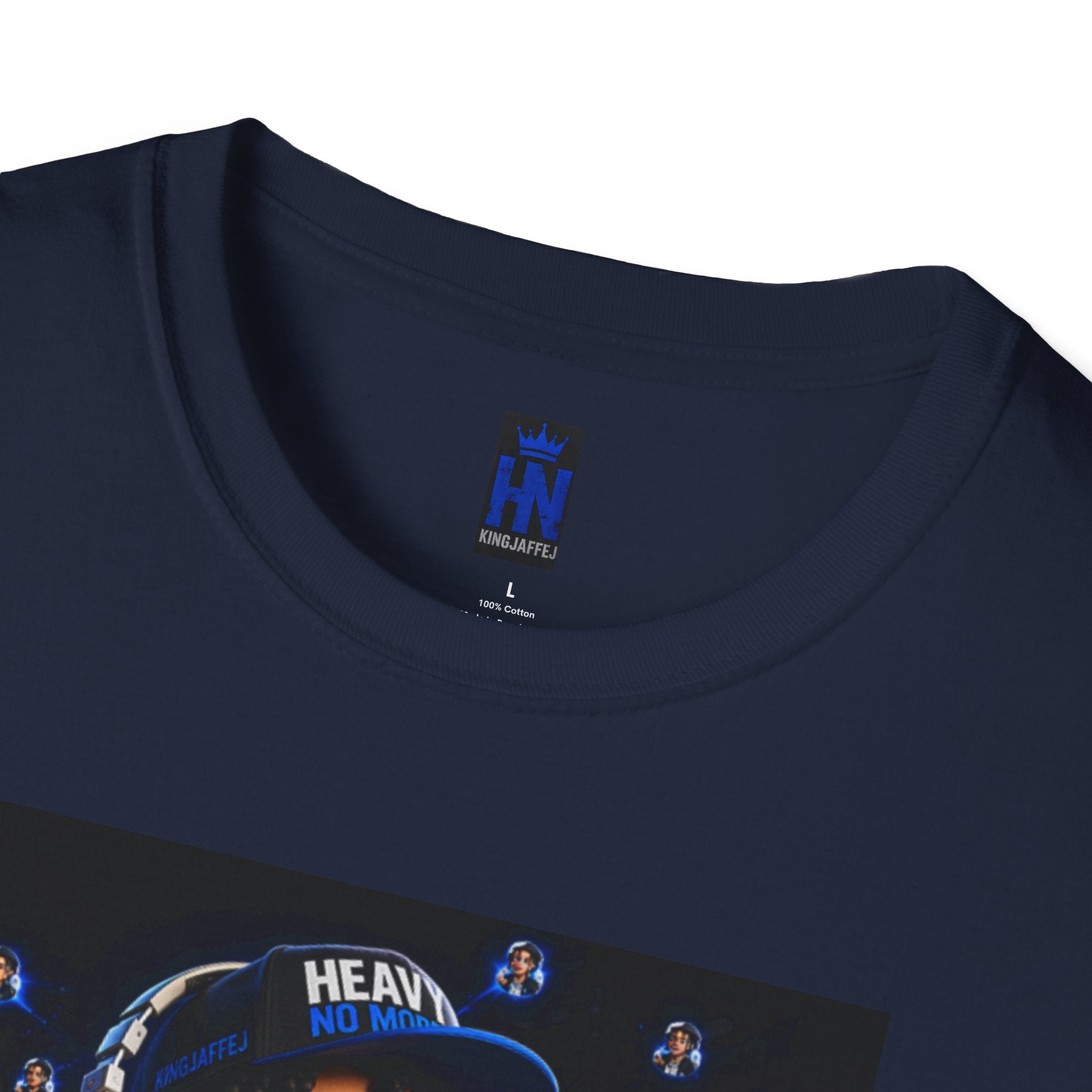 Heavy No More T-Shirt — KingJaffeJ Music Logo Tee