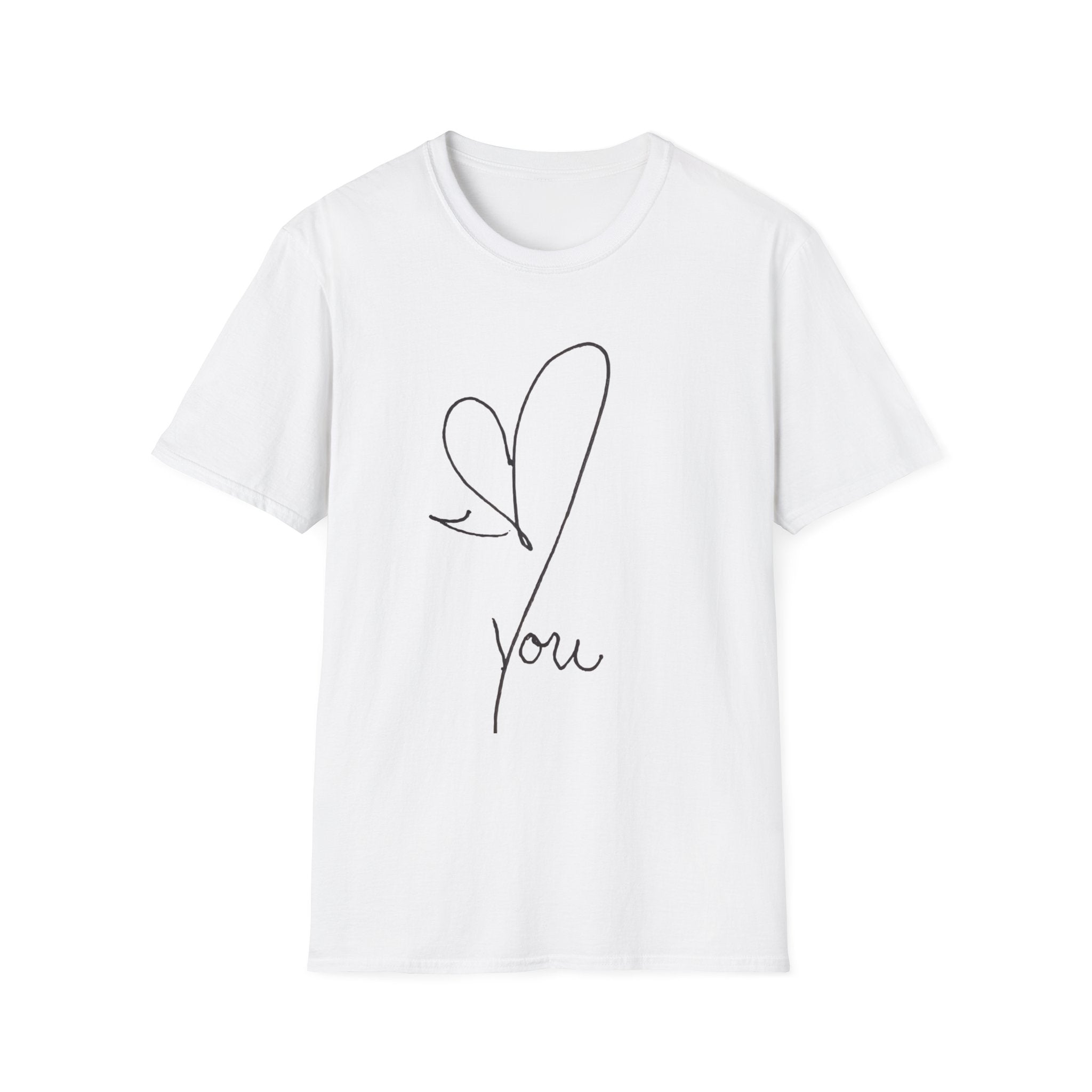 Heart Line 'Love You' T-Shirt