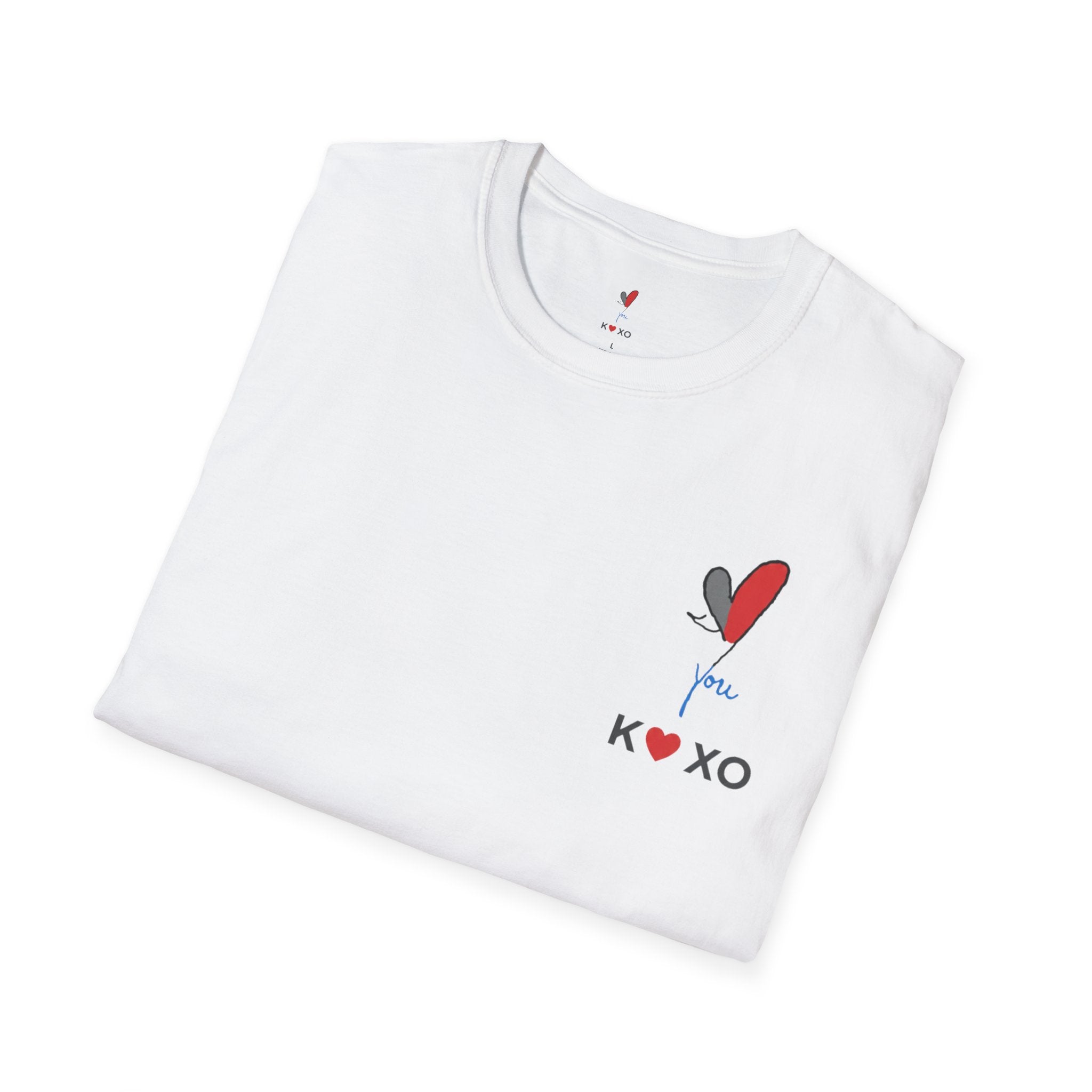 XOXO Heart T-Shirt — 'You' Graphic Valentine Tee