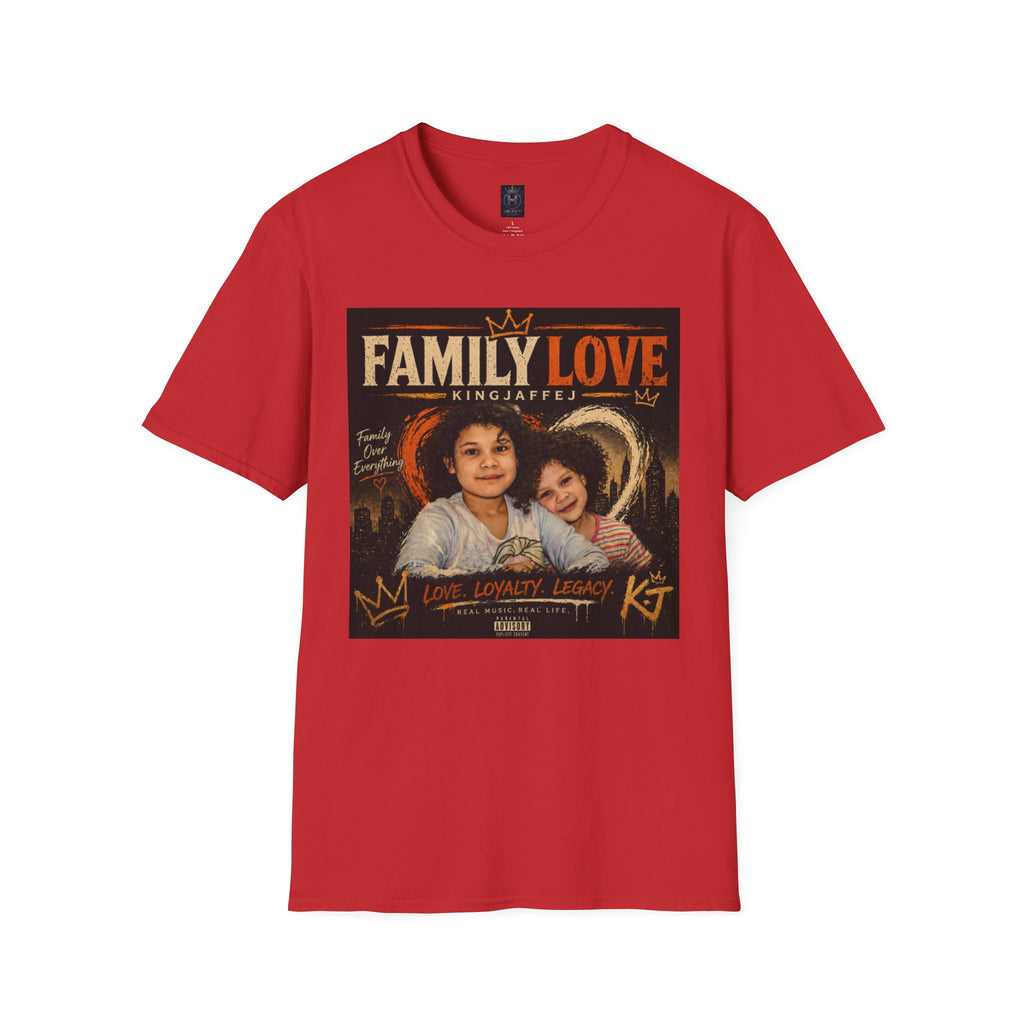 Family Love T-Shirt — King Jaffe Tribute Graphic Tee