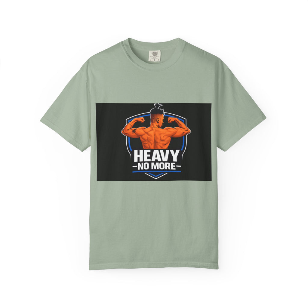 Heavy No More Fitness T-Shirt — Muscle Back Graphic Tee