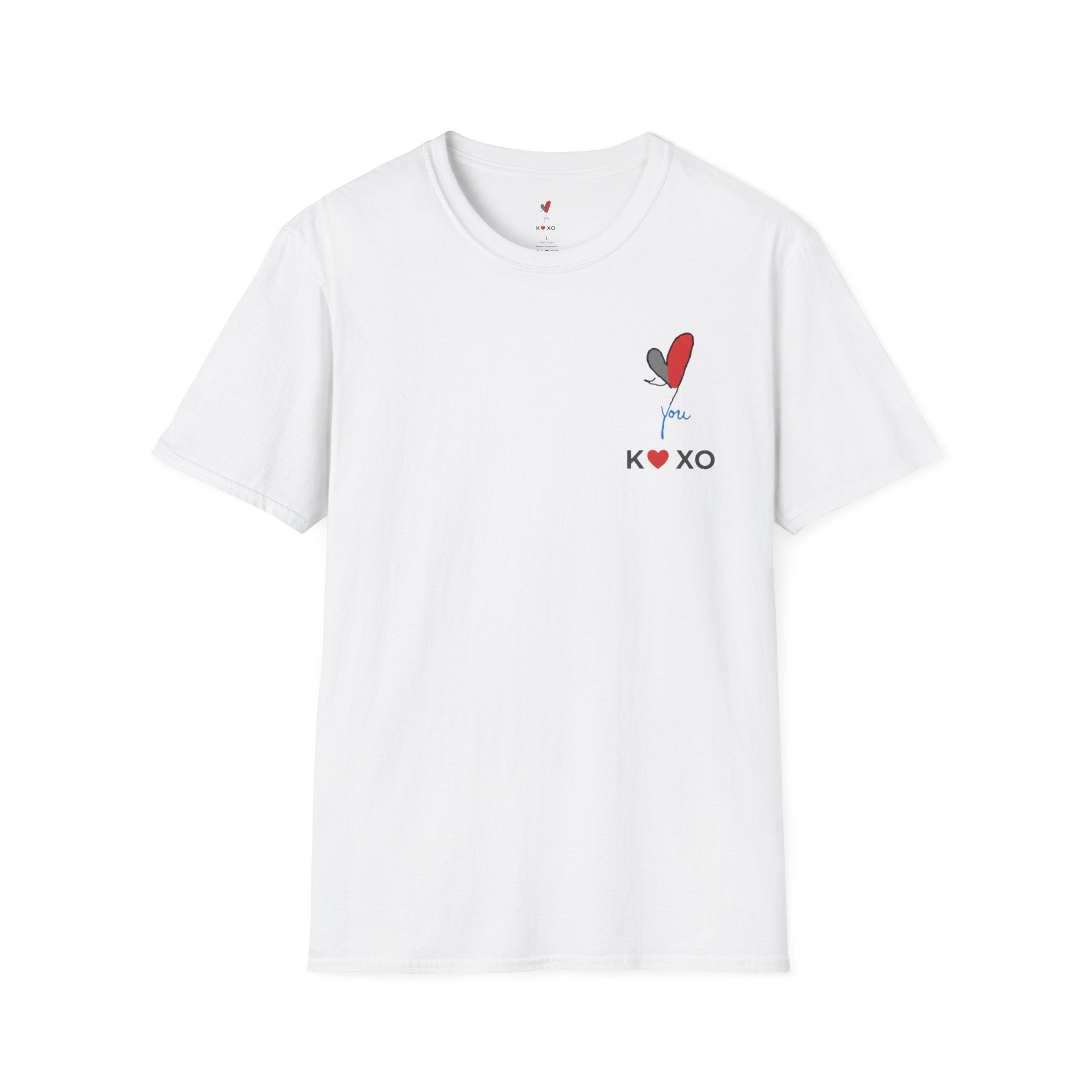 XOXO Heart T-Shirt — 'You' Graphic Valentine Tee
