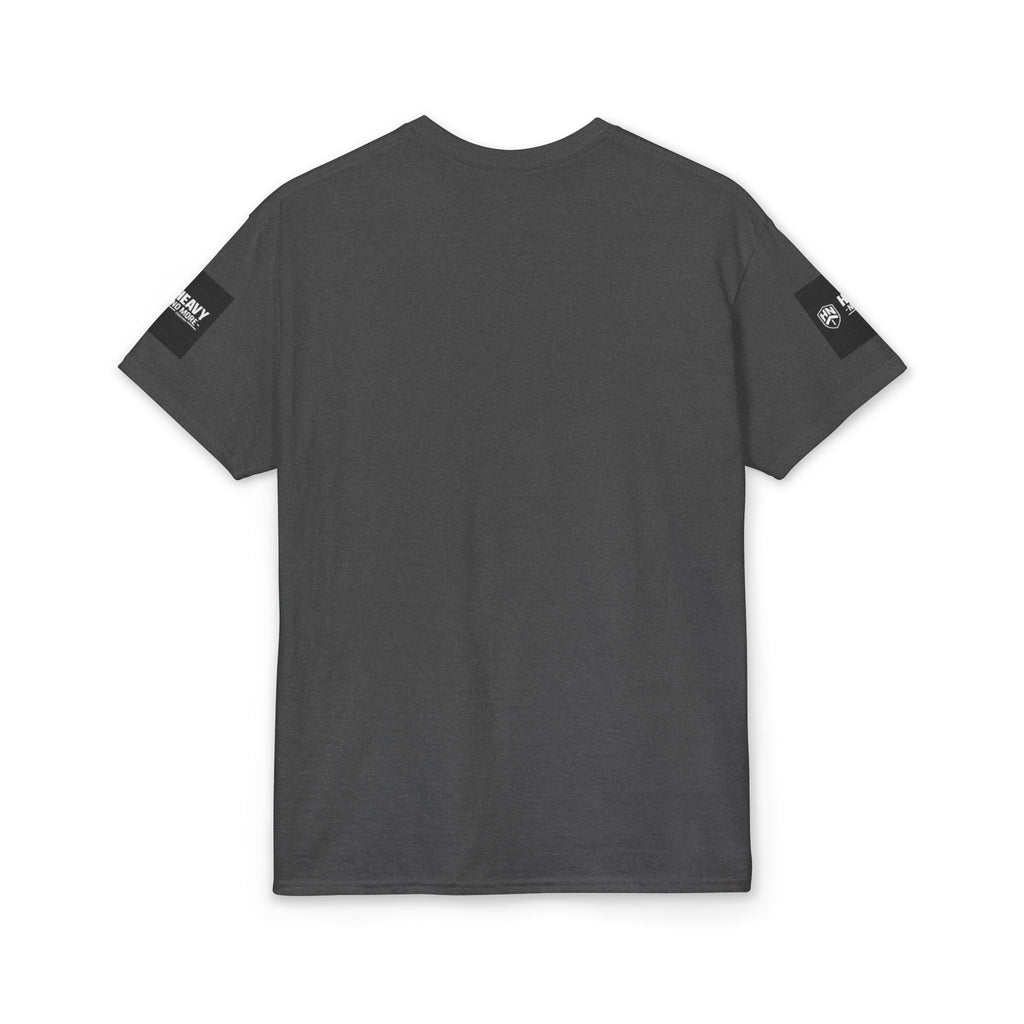 Heavy No More T-Shirt — '200 Down • Zero Excuses' Fitness Tee