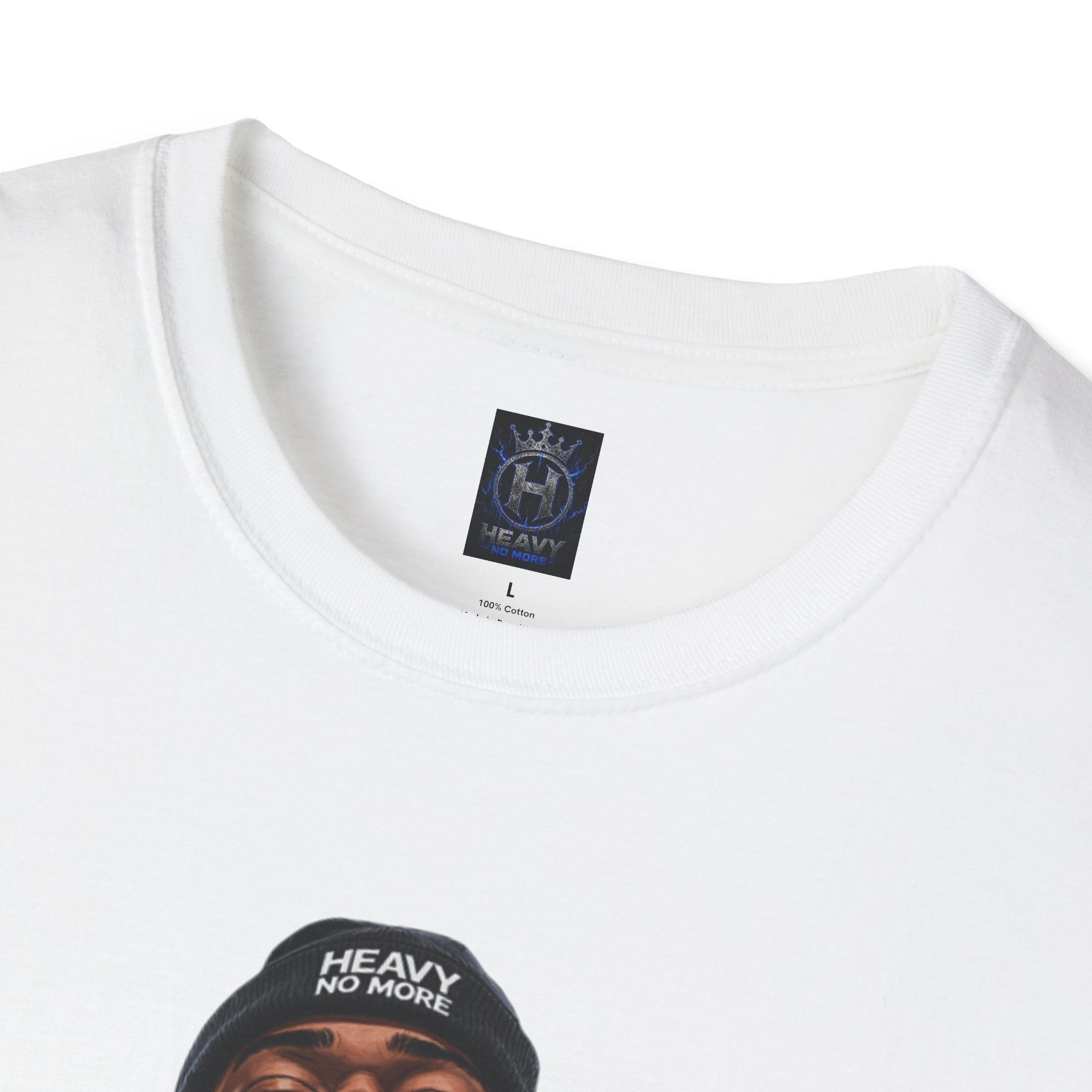 Heavy Kingman Graphic T-Shirt — 'HEAVY' Front Logo & King N Athletics Back Badge