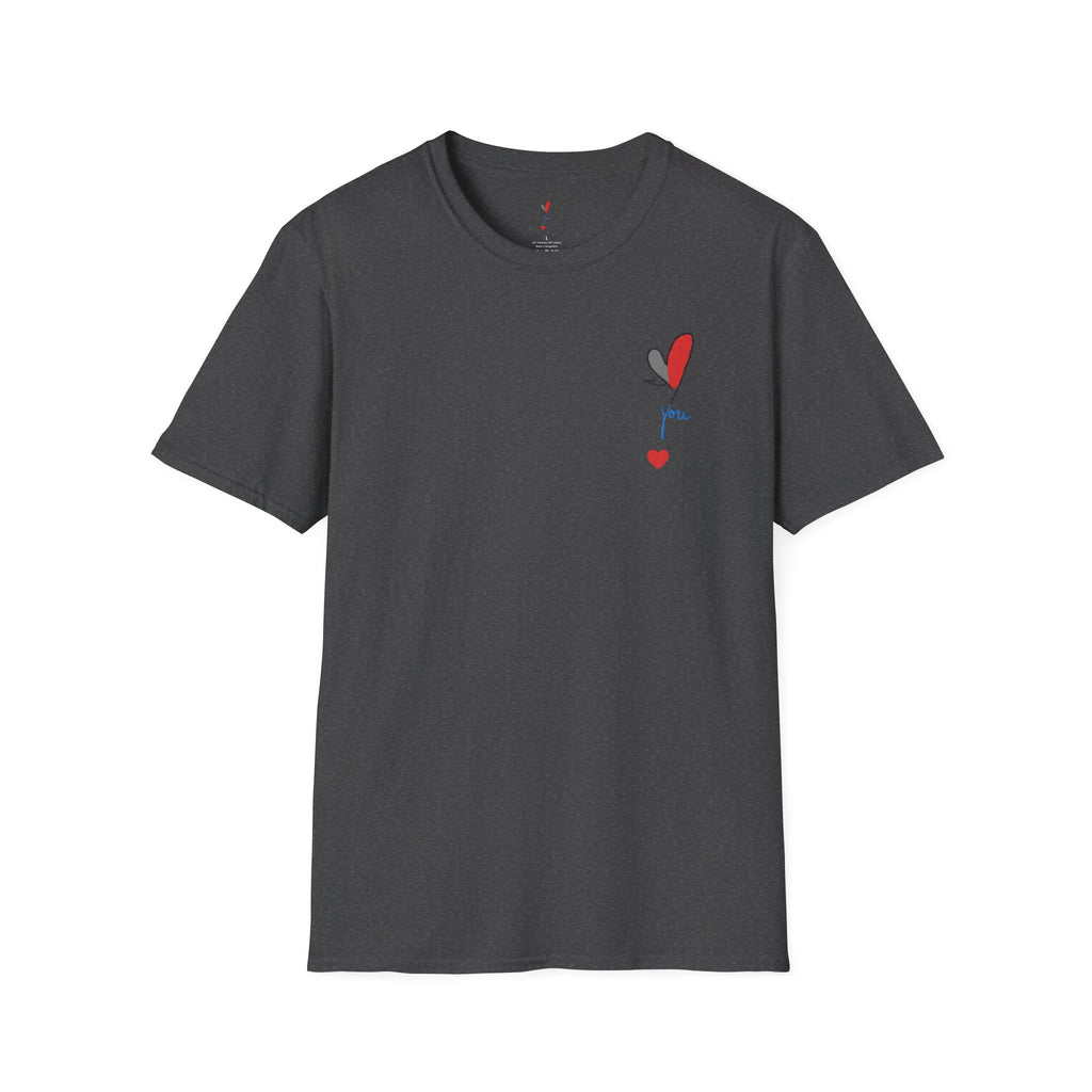 XOXO Heart T-Shirt — 'You' Graphic Valentine Tee