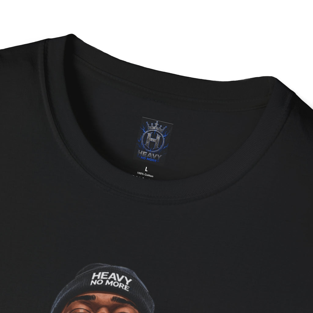 Heavy Kingman Graphic T-Shirt — 'HEAVY' Front Logo & King N Athletics Back Badge