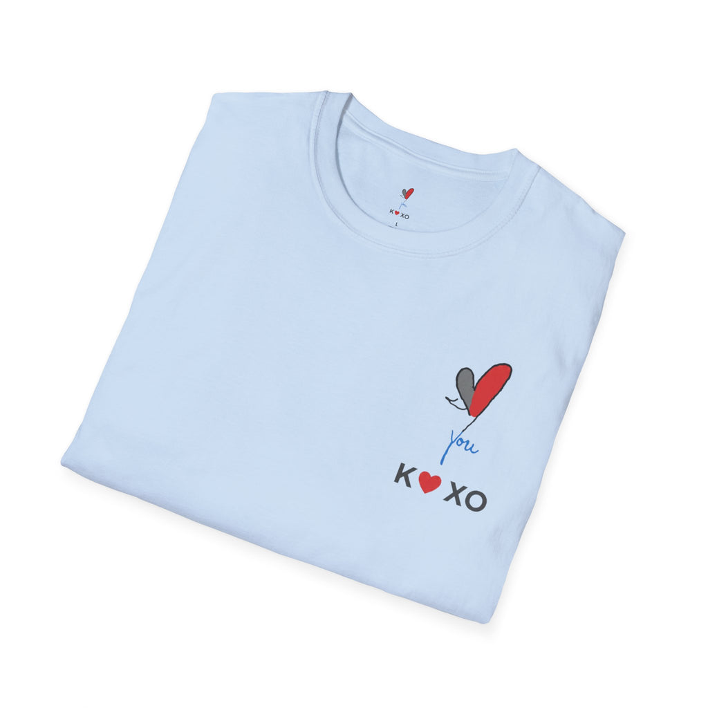 XOXO Heart T-Shirt — 'You' Graphic Valentine Tee