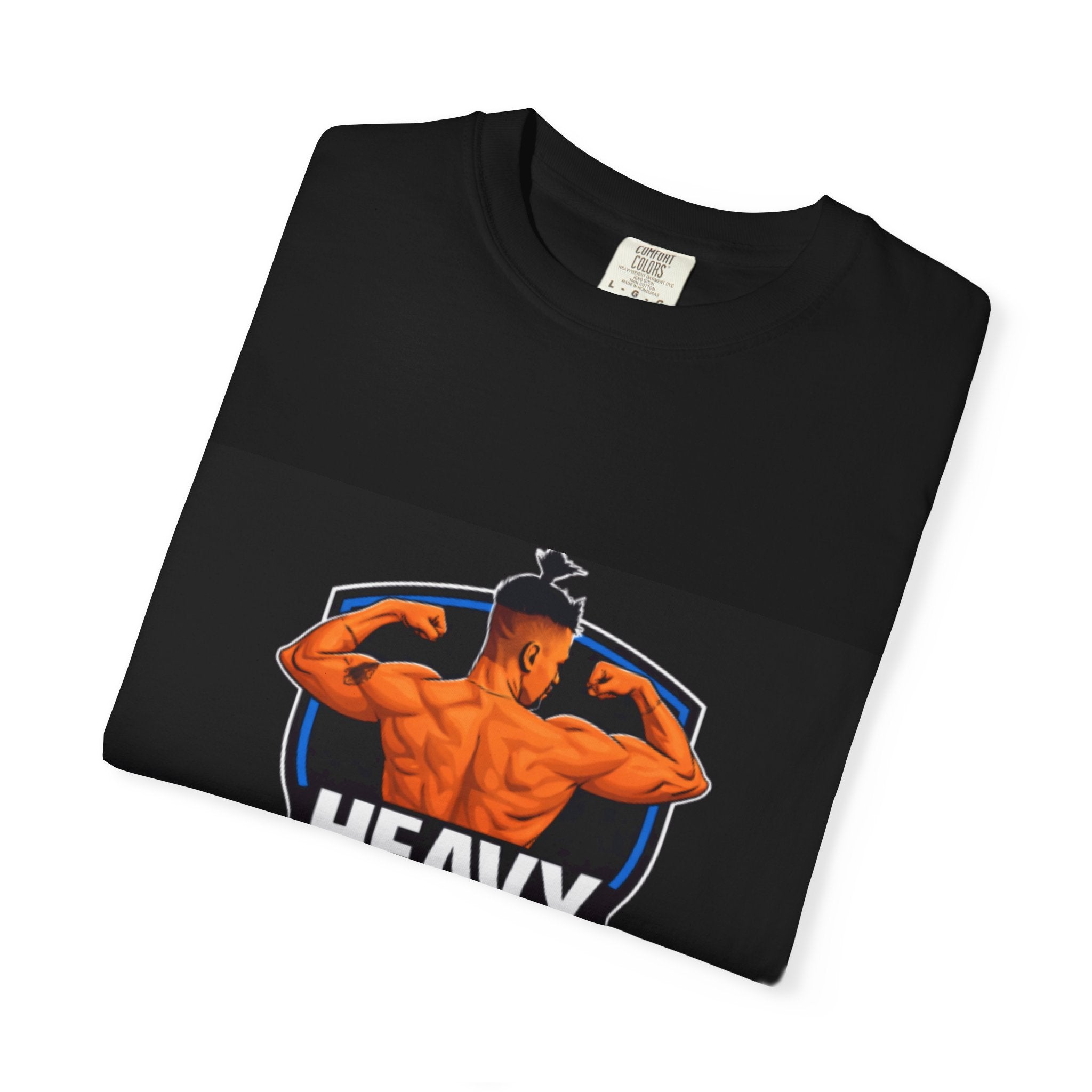 Heavy No More Fitness T-Shirt — Muscle Back Graphic Tee