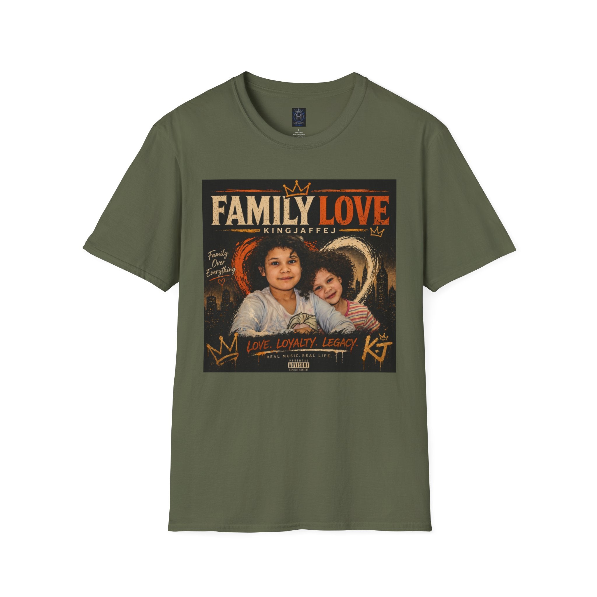 Family Love T-Shirt — King Jaffe Tribute Graphic Tee