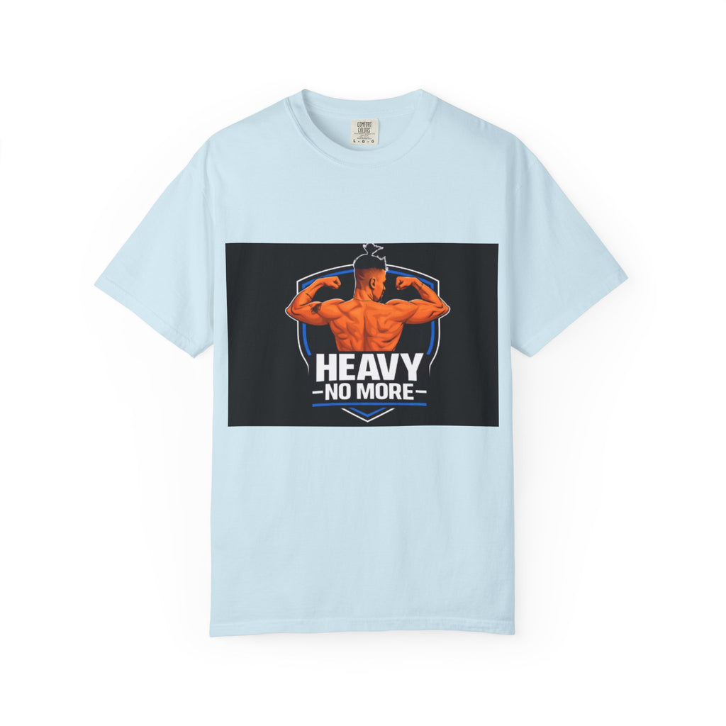 Heavy No More Fitness T-Shirt — Muscle Back Graphic Tee