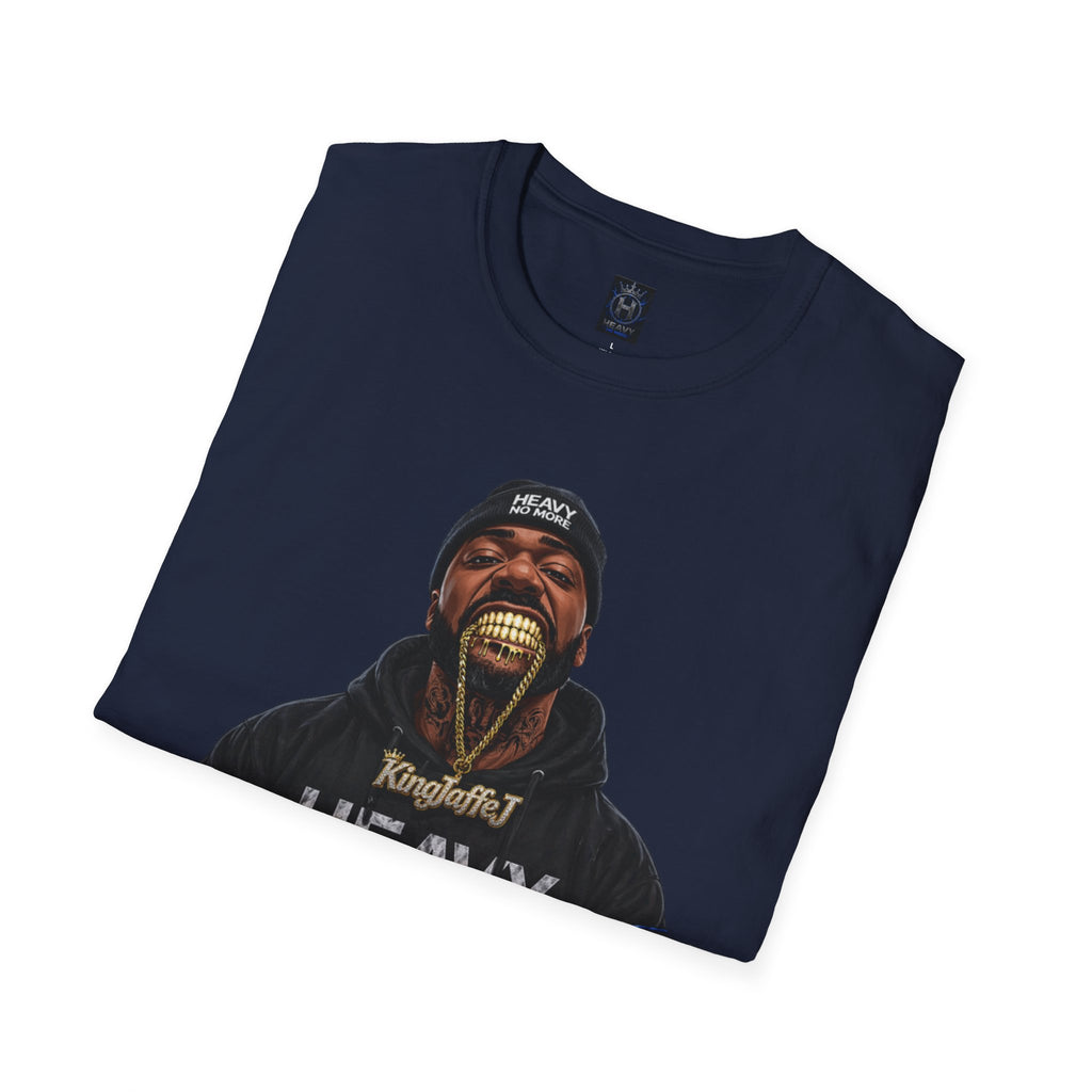 Heavy Kingman Graphic T-Shirt — 'HEAVY' Front Logo & King N Athletics Back Badge