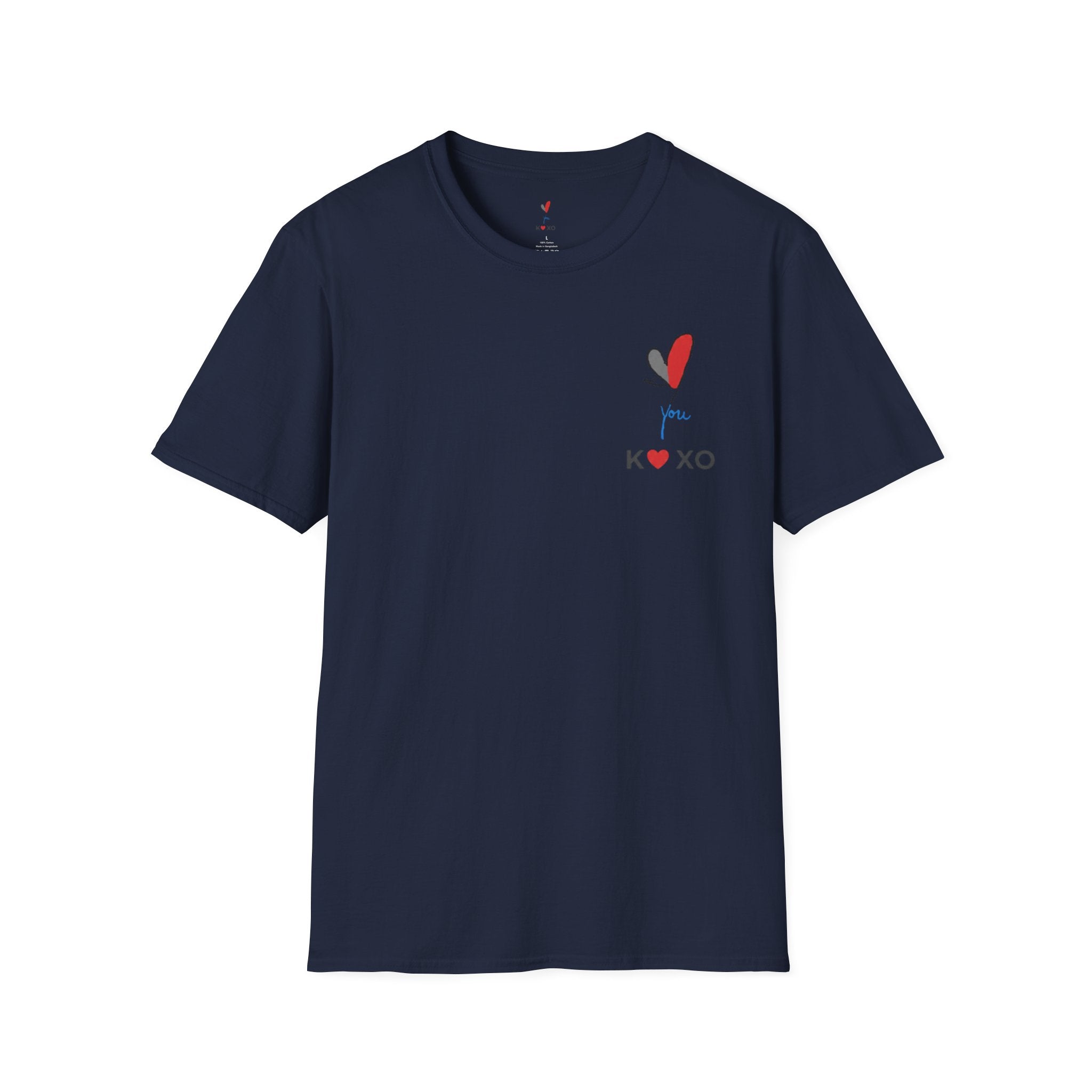 XOXO Heart T-Shirt — 'You' Graphic Valentine Tee