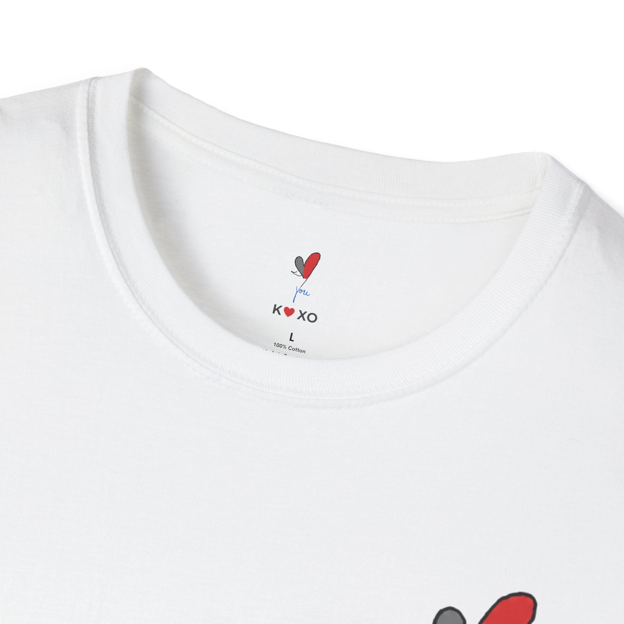 XOXO Heart T-Shirt — 'You' Graphic Valentine Tee
