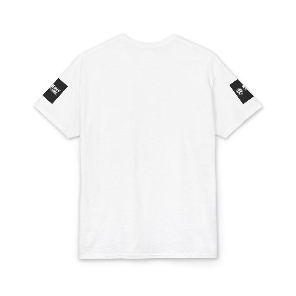 Heavy No More T-Shirt — '200 Down • Zero Excuses' Fitness Tee