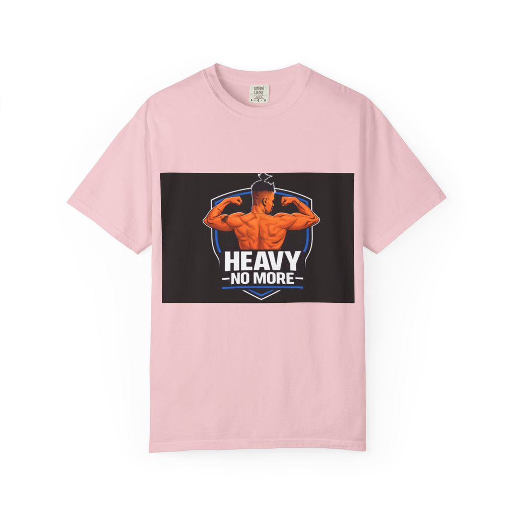 Heavy No More Fitness T-Shirt — Muscle Back Graphic Tee