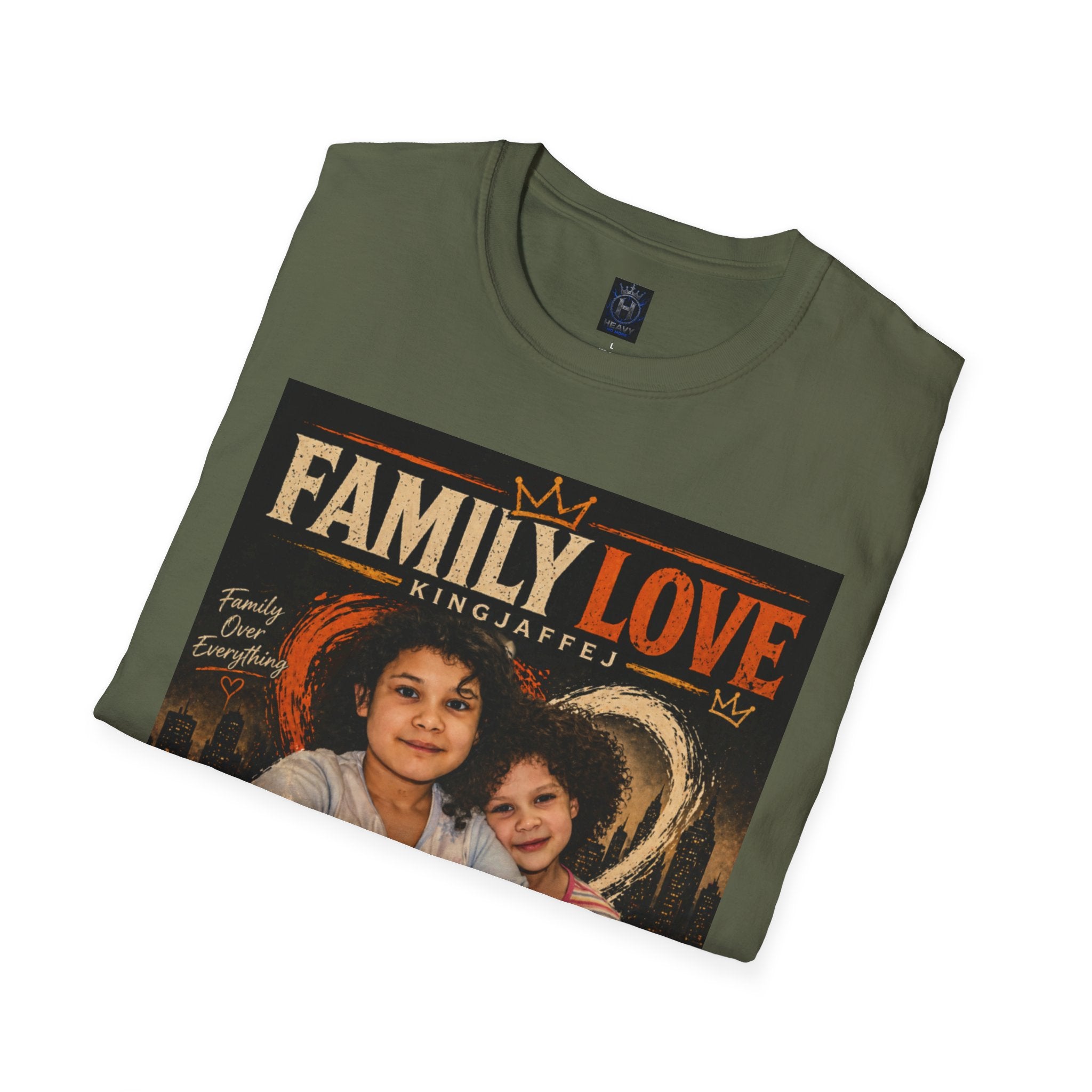 Family Love T-Shirt — King Jaffe Tribute Graphic Tee
