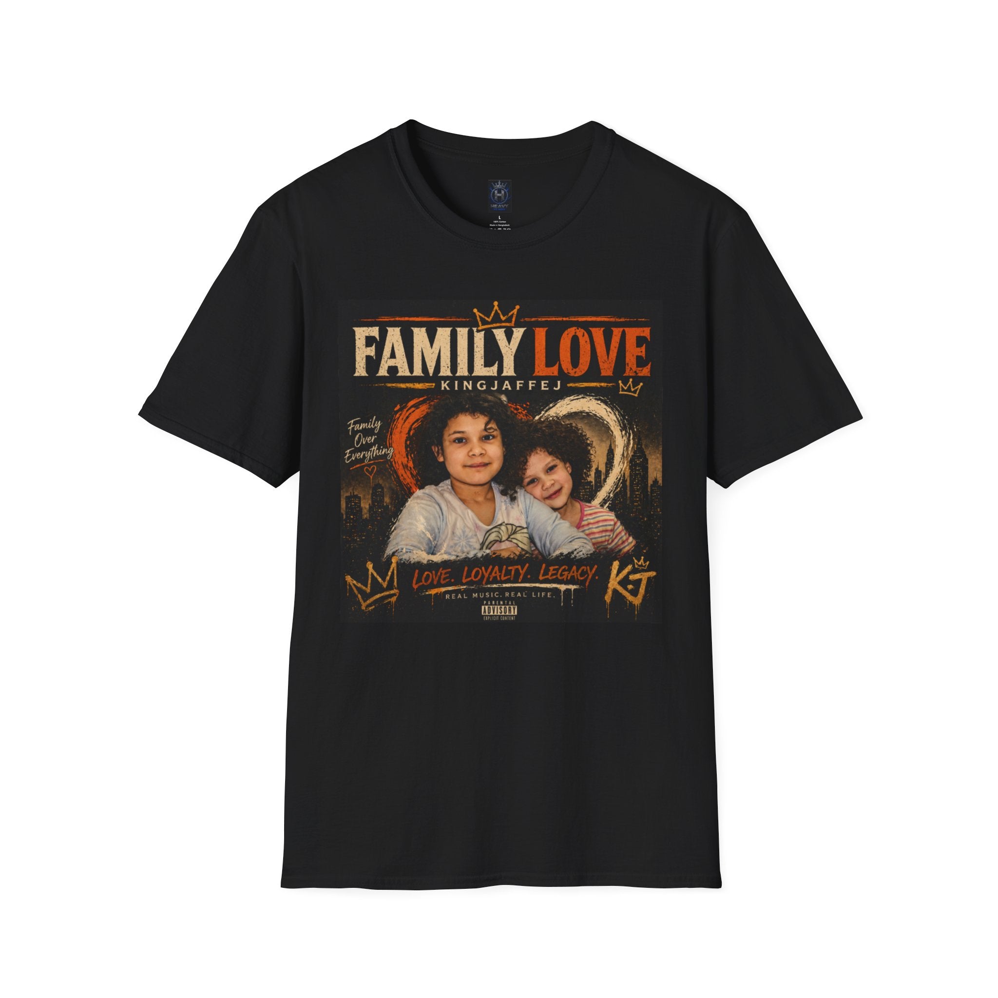 Family Love T-Shirt — King Jaffe Tribute Graphic Tee
