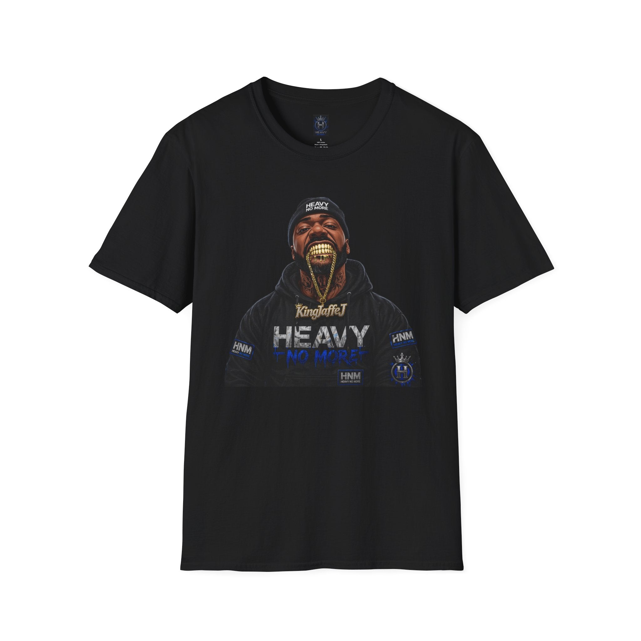 Heavy Kingman Graphic T-Shirt — 'HEAVY' Front Logo & King N Athletics Back Badge
