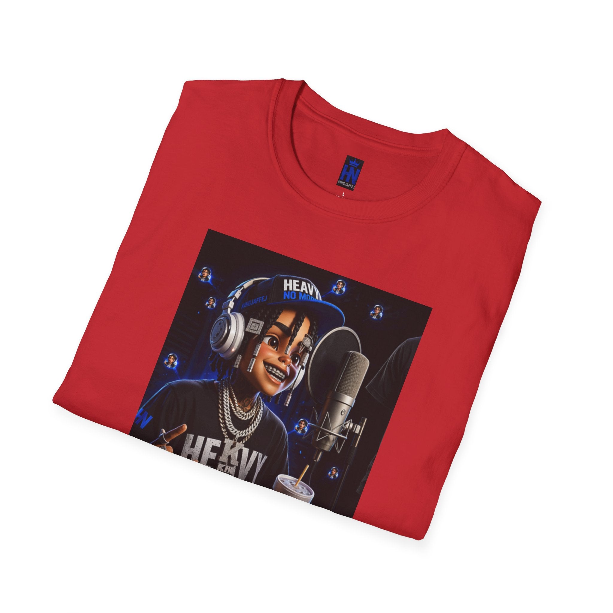 Heavy No More T-Shirt — KingJaffeJ Music Logo Tee