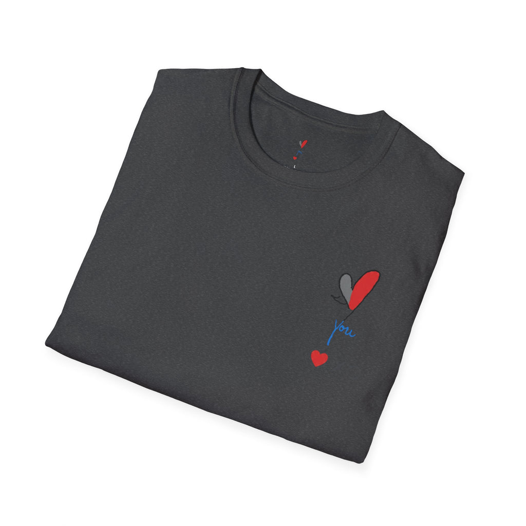 XOXO Heart T-Shirt — 'You' Graphic Valentine Tee