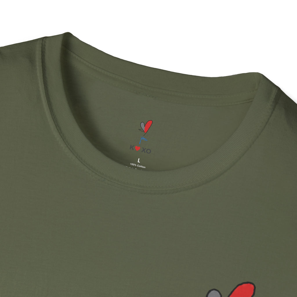 XOXO Heart T-Shirt — 'You' Graphic Valentine Tee