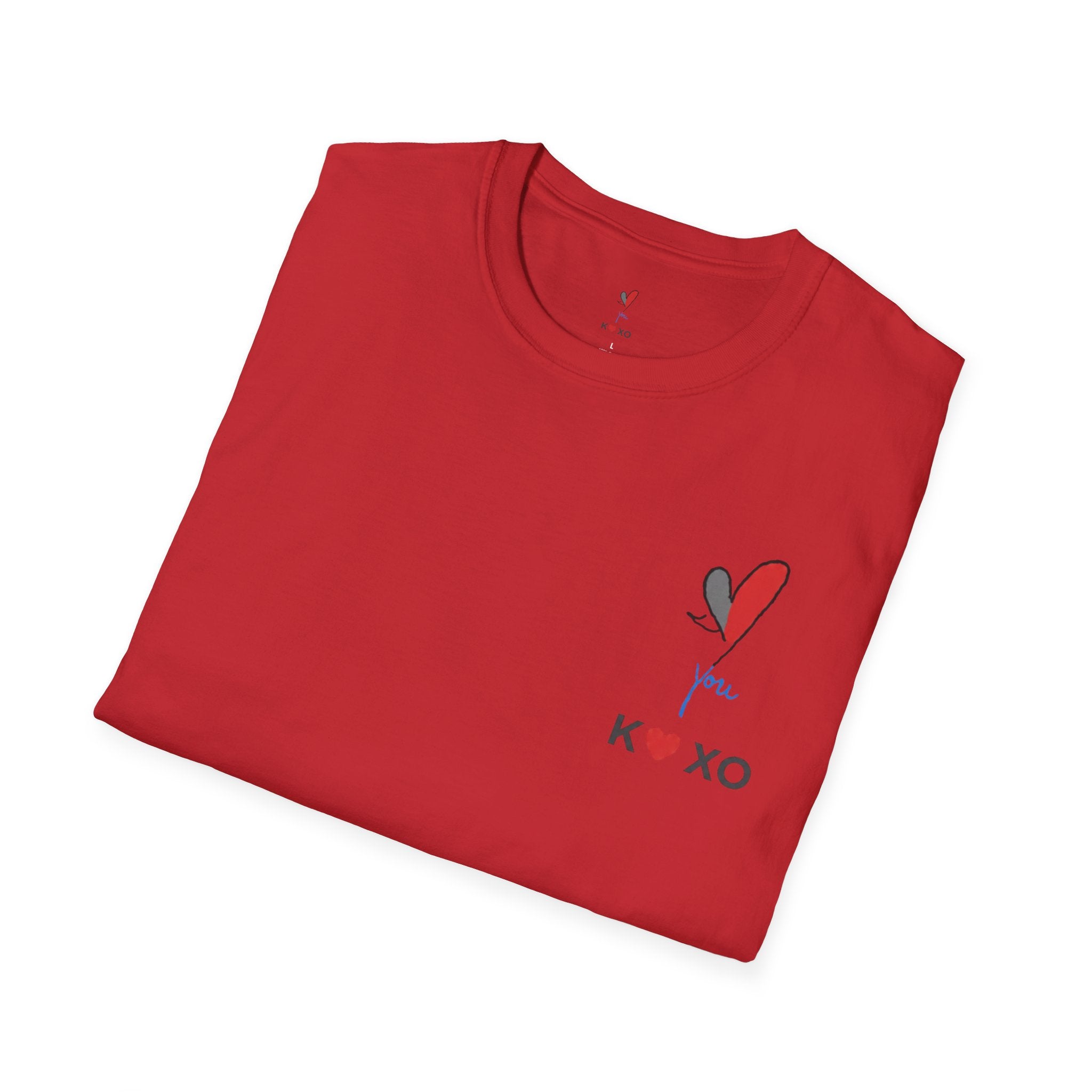 XOXO Heart T-Shirt — 'You' Graphic Valentine Tee