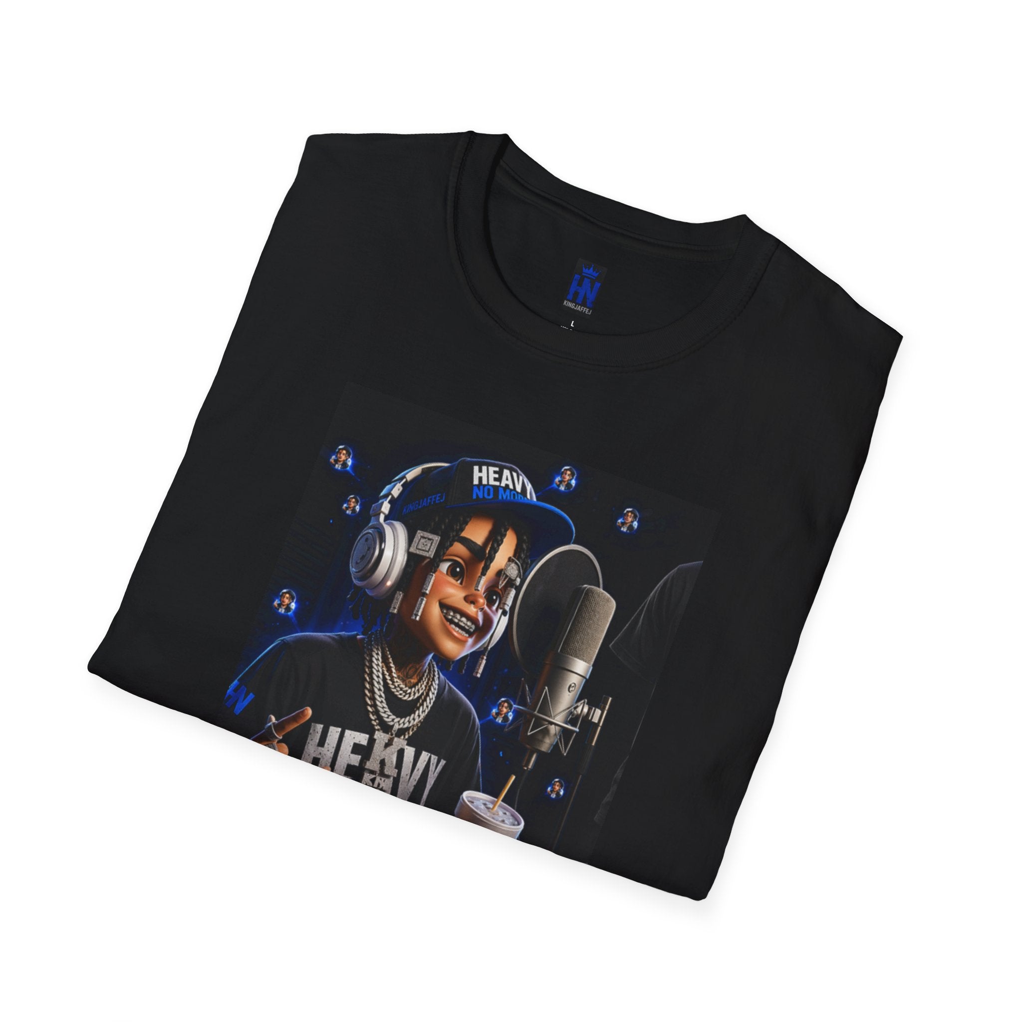 Heavy No More T-Shirt — KingJaffeJ Music Logo Tee