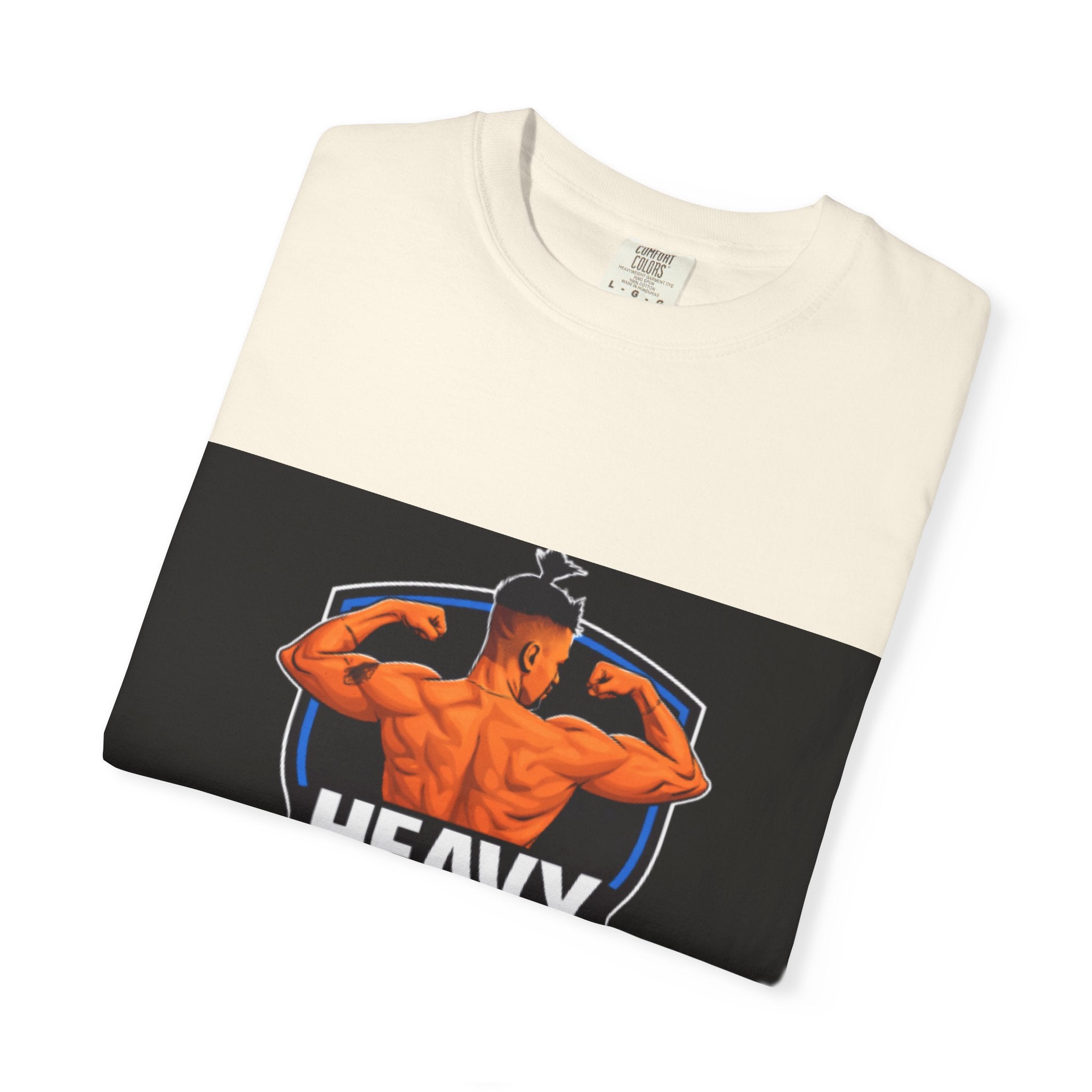 Heavy No More Fitness T-Shirt — Muscle Back Graphic Tee