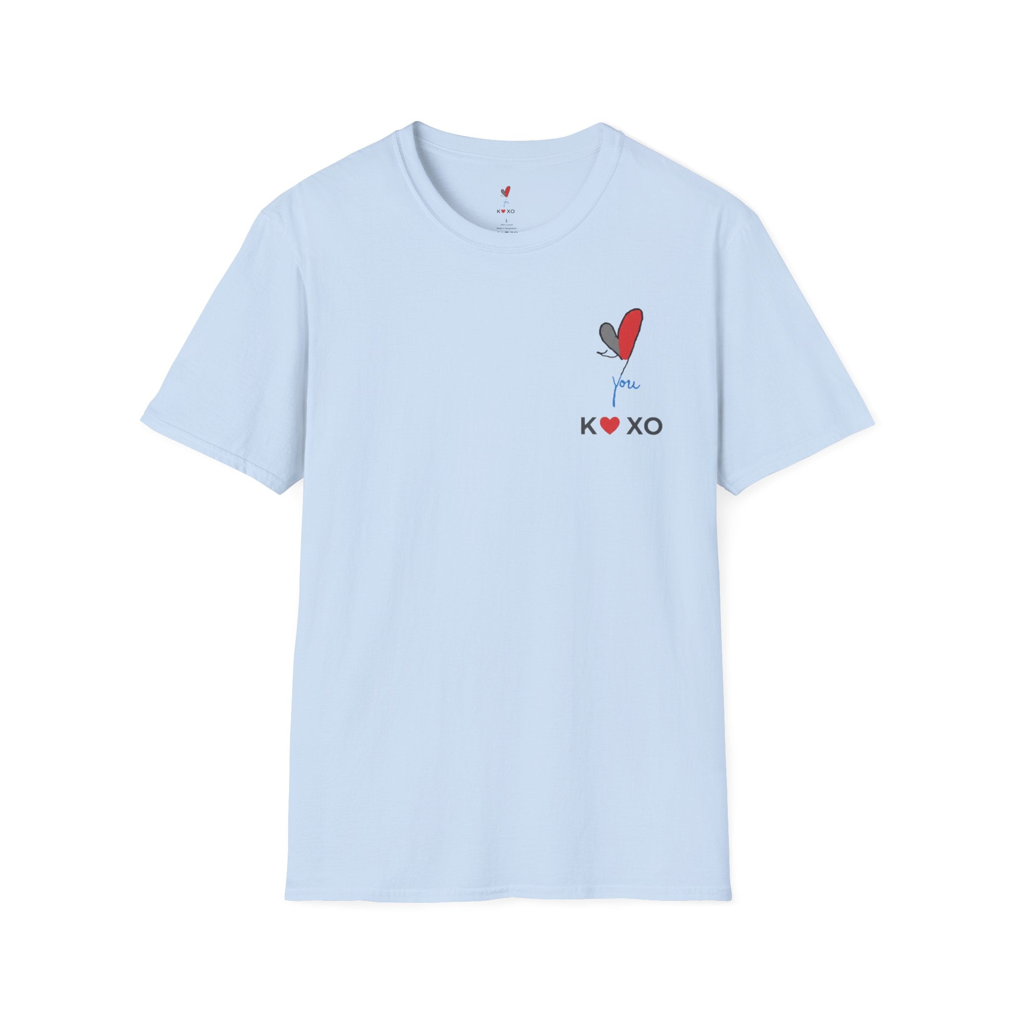 XOXO Heart T-Shirt — 'You' Graphic Valentine Tee