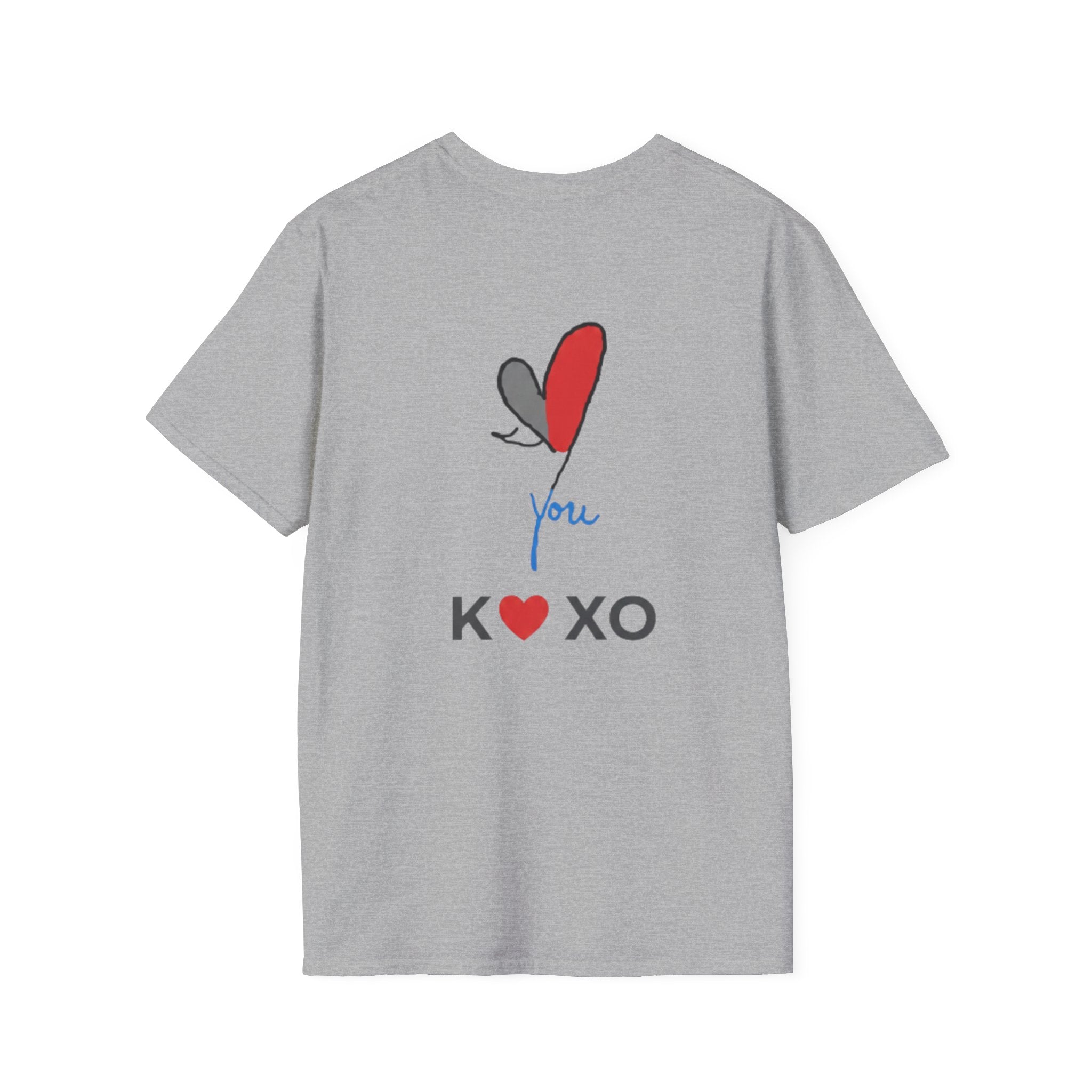 XOXO Heart T-Shirt — 'You' Graphic Valentine Tee