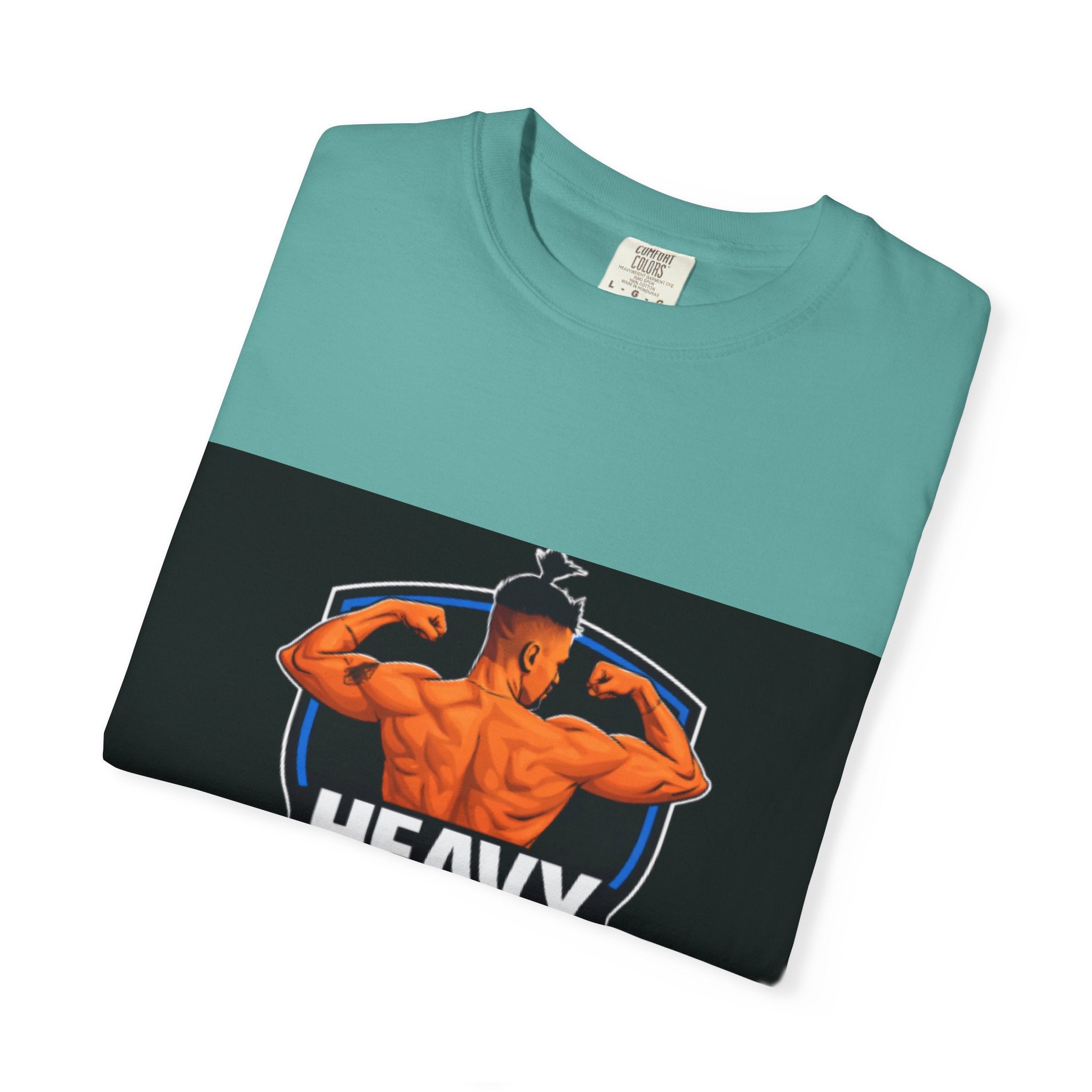 Heavy No More Fitness T-Shirt — Muscle Back Graphic Tee