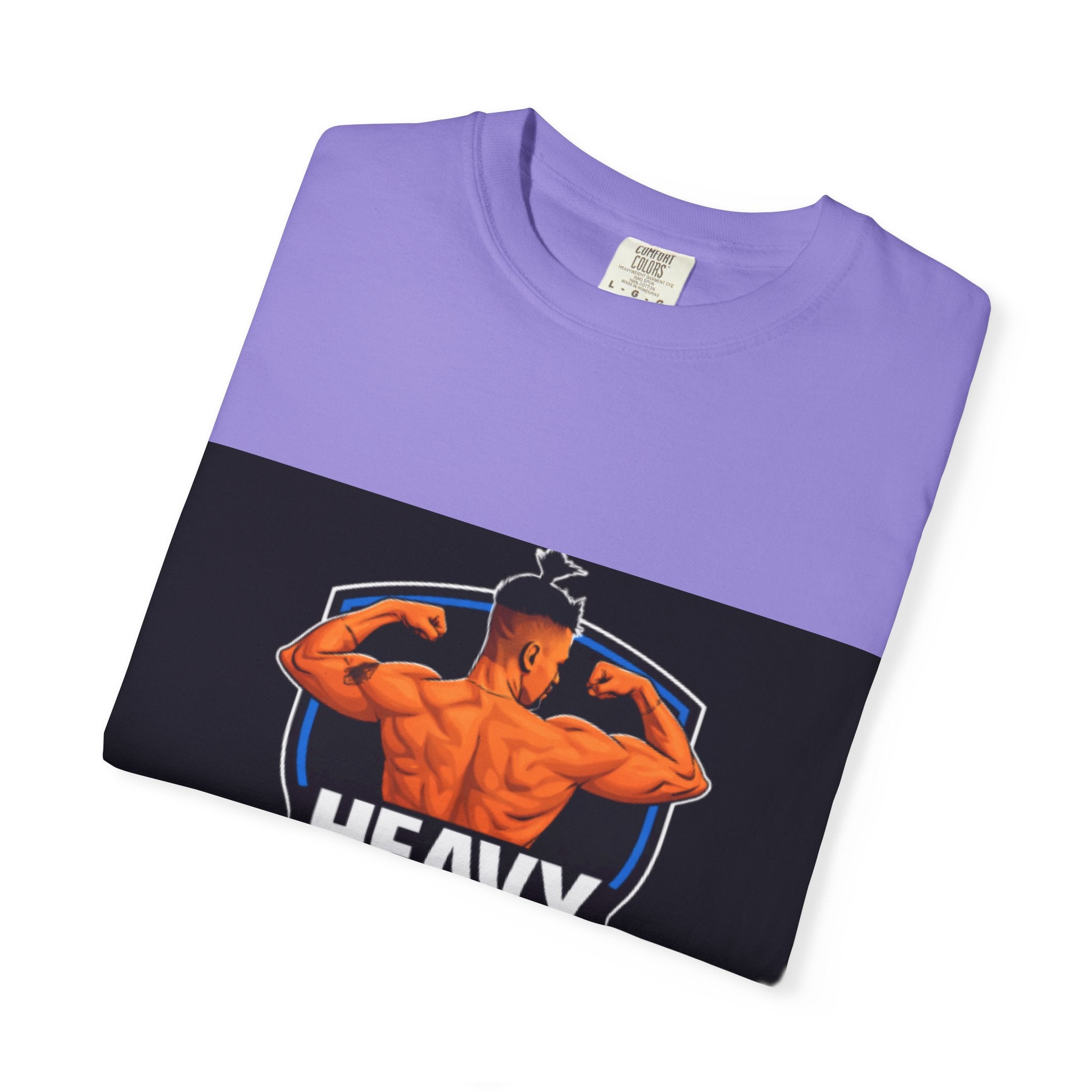 Heavy No More Fitness T-Shirt — Muscle Back Graphic Tee