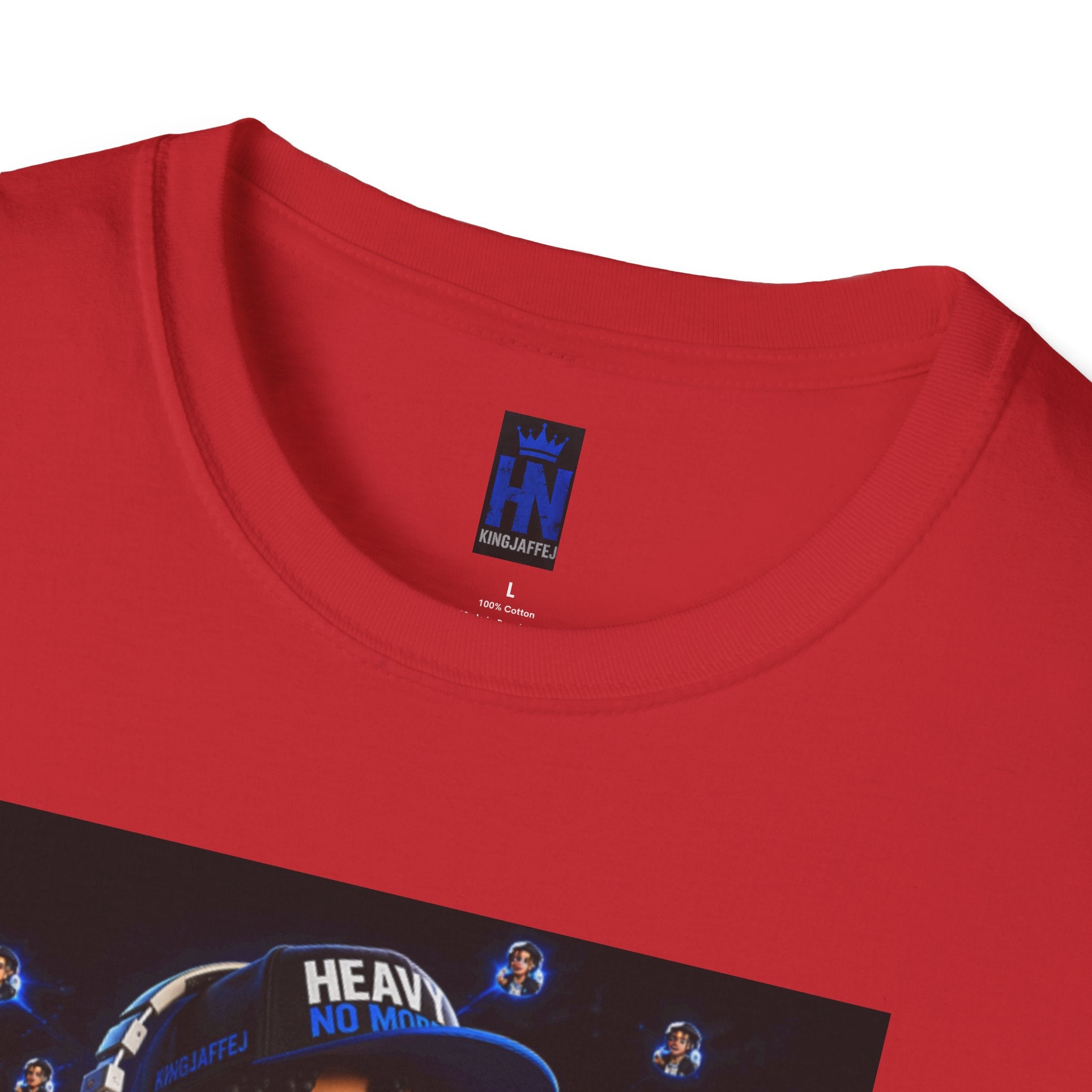 Heavy No More T-Shirt — KingJaffeJ Music Logo Tee