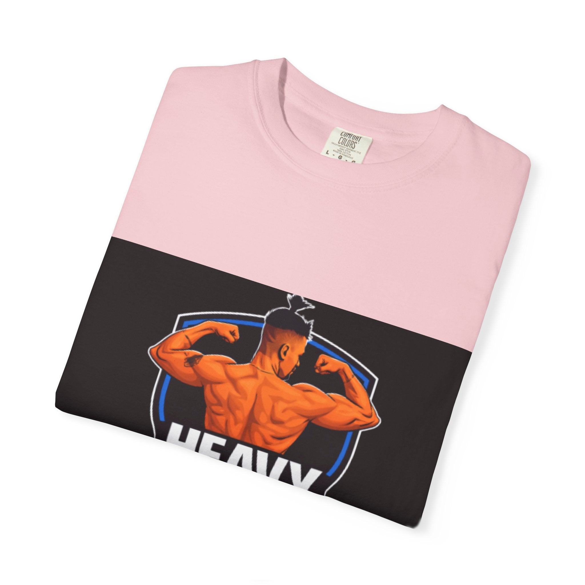 Heavy No More Fitness T-Shirt — Muscle Back Graphic Tee